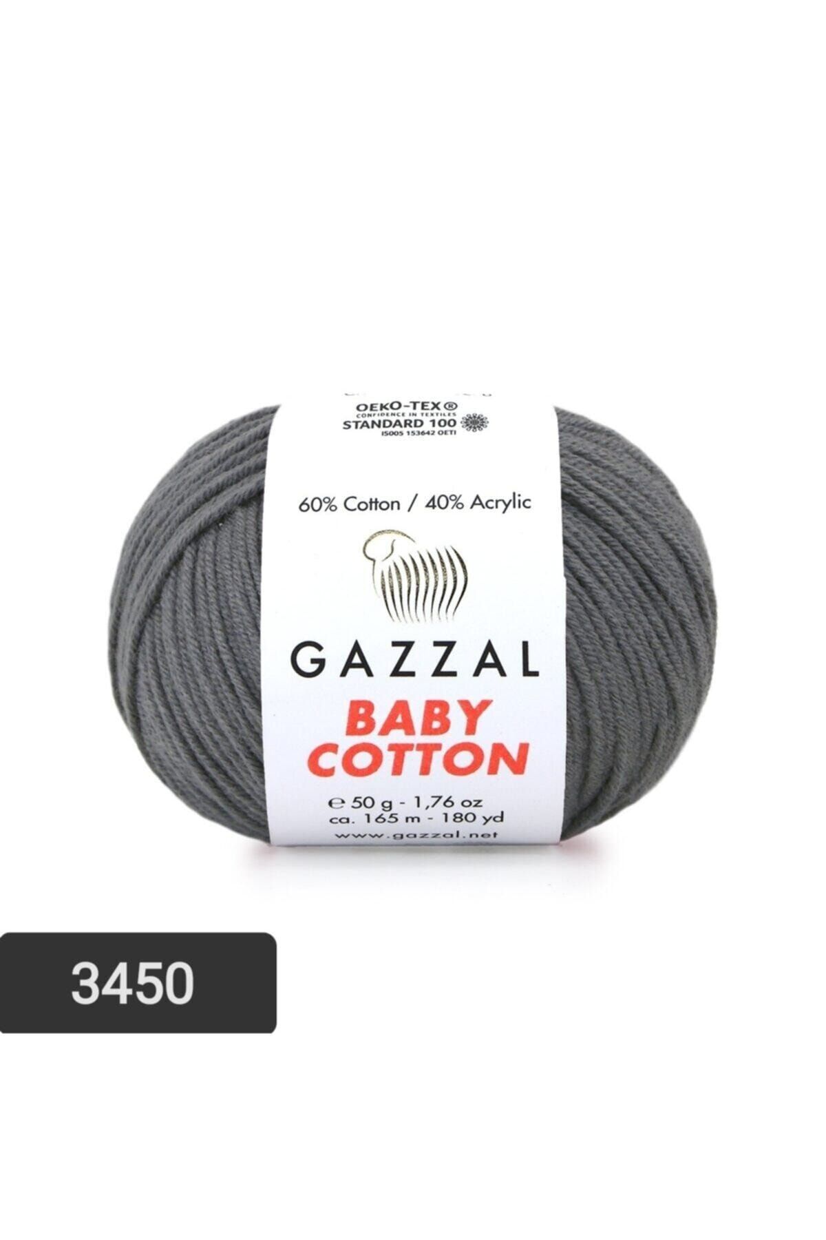 Gazzal Baby Cotton Amigurumi Ipi 50 gr El Örgü Punch Ipi 3450