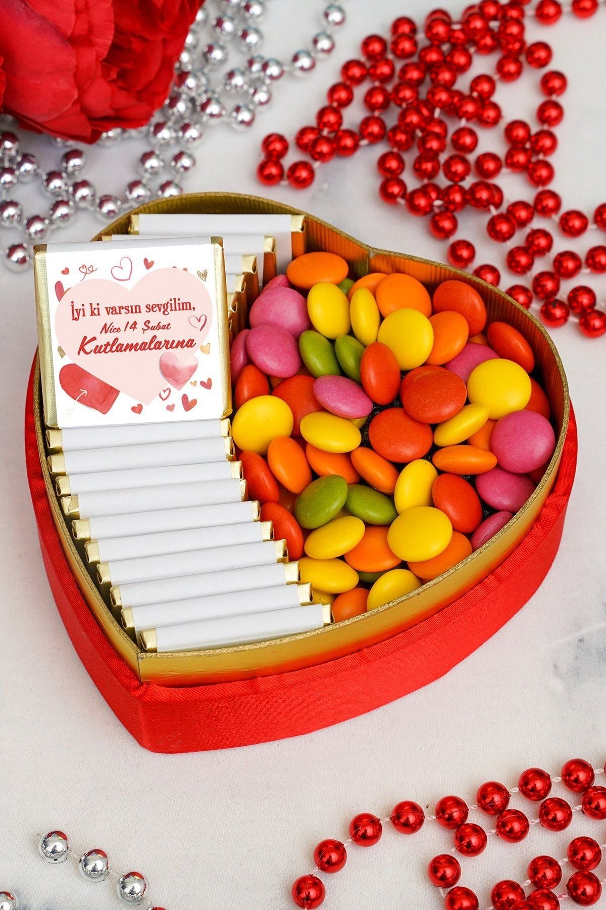 Çikolata Saati Iyi Ki Varsın Sevgilim, Nice 14 Şubat Kutlamalarına. - Madlen Çikolata & Bonibon- Küçük Boy