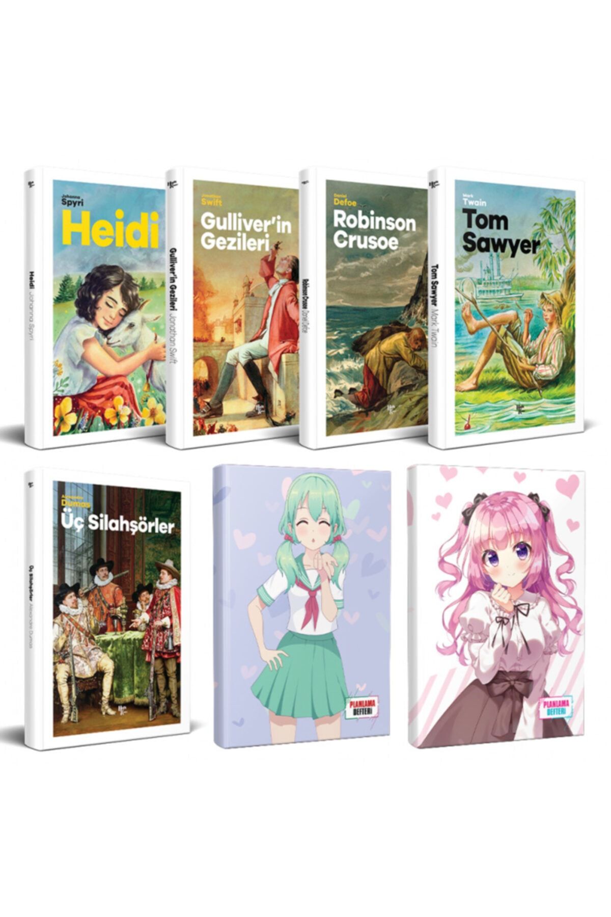 Halk Kitabevi Çocuk Klasikleri Beş Klasik - Violet Ve Schoolgirl Defter