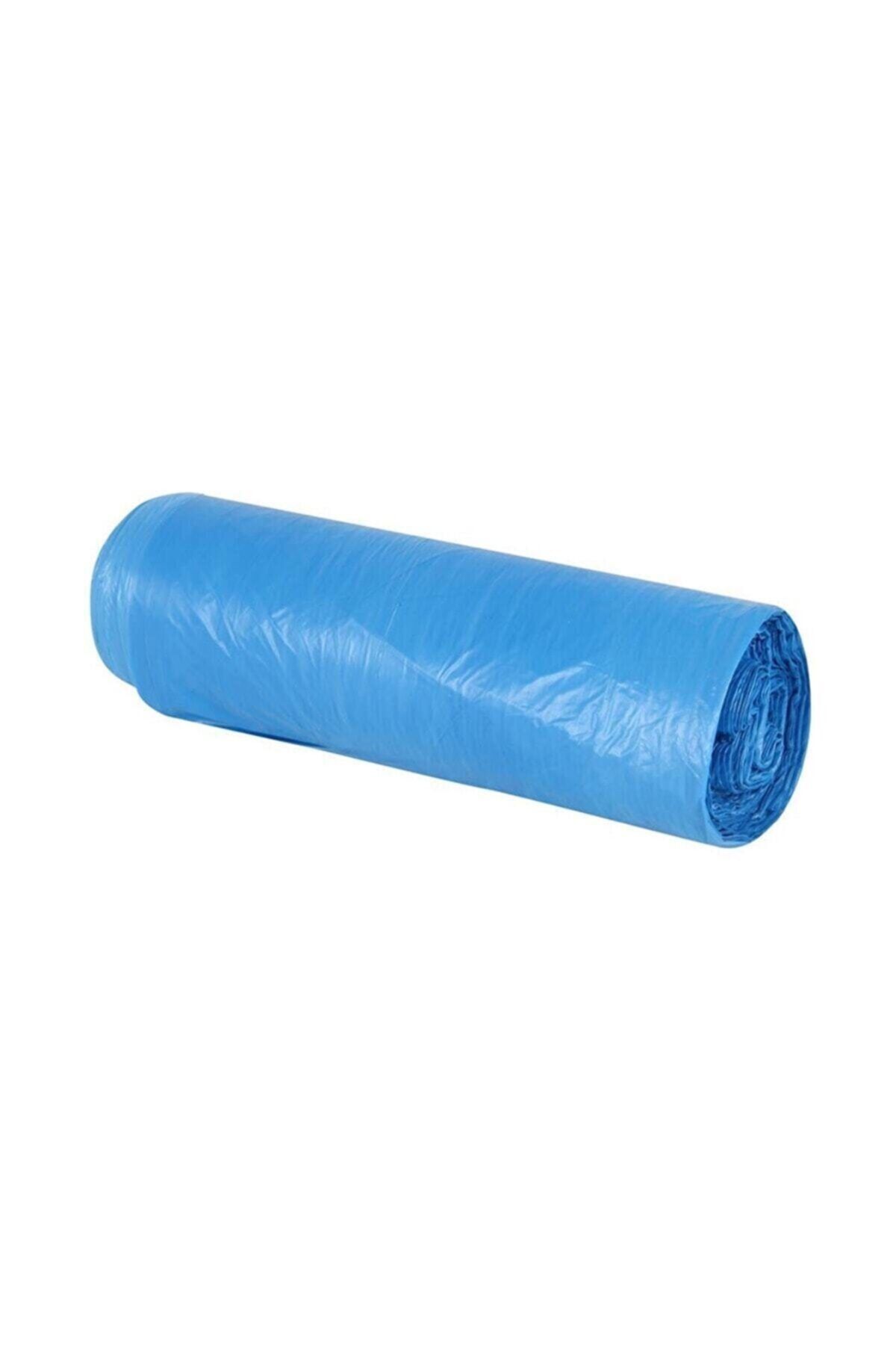 NumuneMarket Orta Boy 55x60 Çöp Torbası Poşeti Mavi 5 Rulo 100 Adet