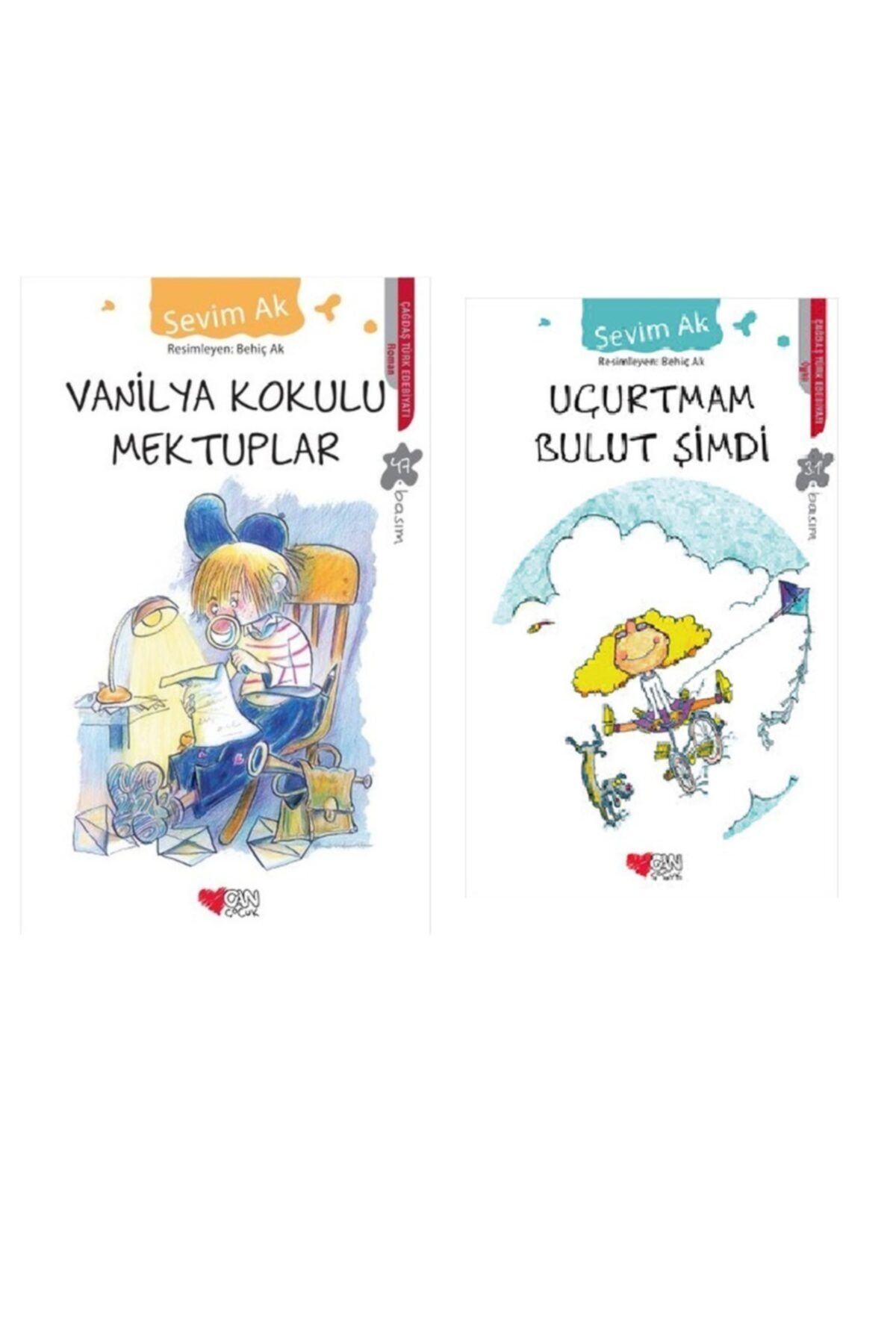 Can Çocuk Yayınları Hediyeli - Vanilya Kokulu Mektuplar - Uçurtmam Bulut Şimdi - Çocuk Okuma Hikaye Kitapları