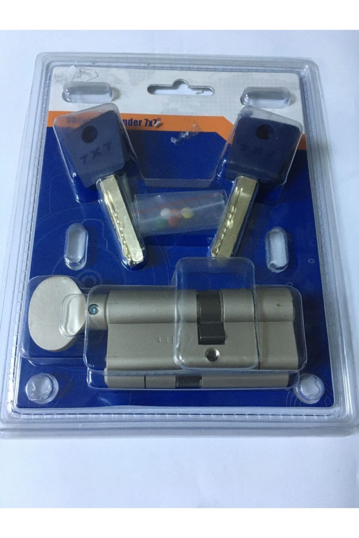 Mul-T-Lock Multlock 7*7 Ikiz Tuzaklı Barel Seti 69 Mm 3 Anahtarlı Kilit