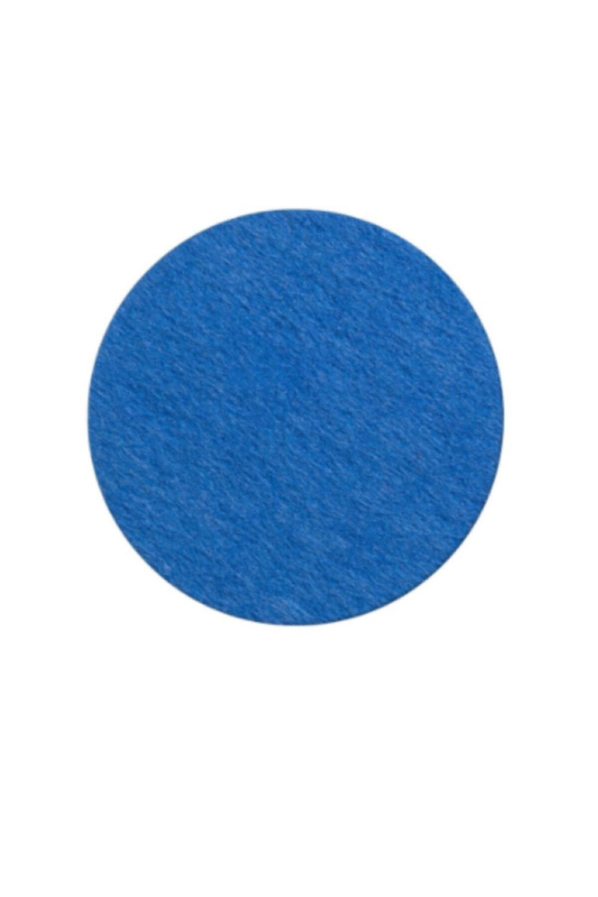 GLASSY Art Keçe Bardak Altlığı - Açık Mavi