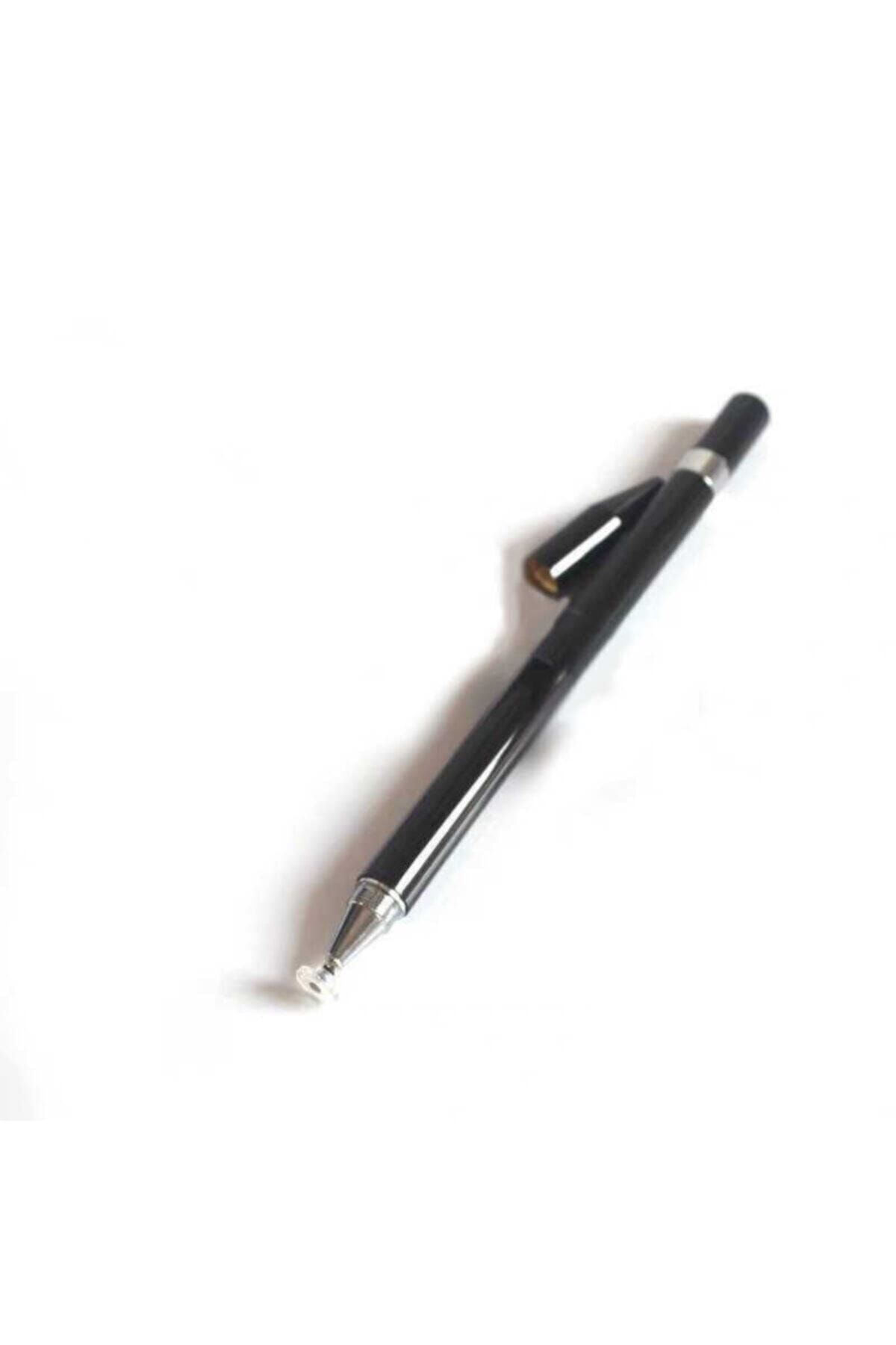 Fibaks Dokunmatik Kalem Tüm Cihazlara Uyumlu Tablet Telefon Için Çizim & Yazı Kalemi 2 In 1 Disk Uçlu