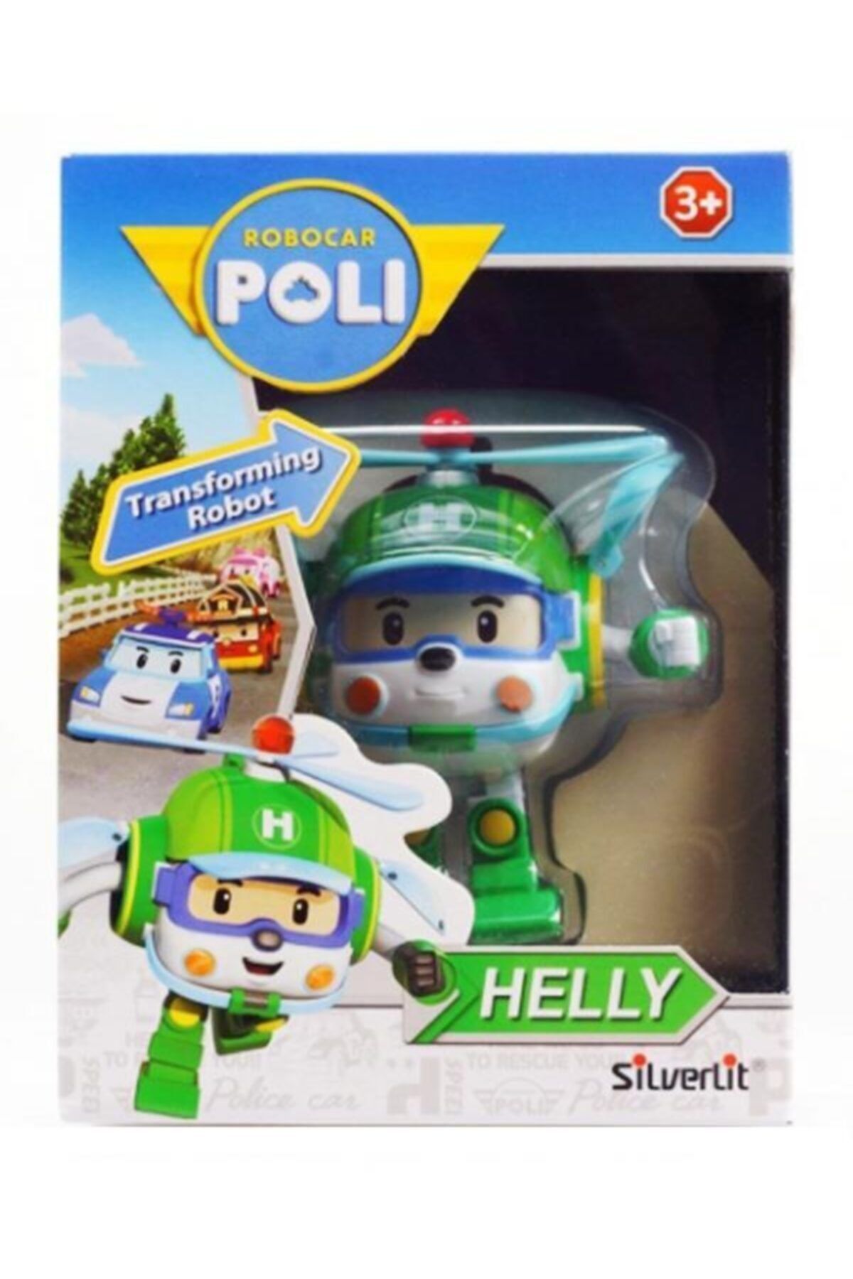 Poli +3 Yaş Dönüşebilen Robot Figür - Helly 83158 ()