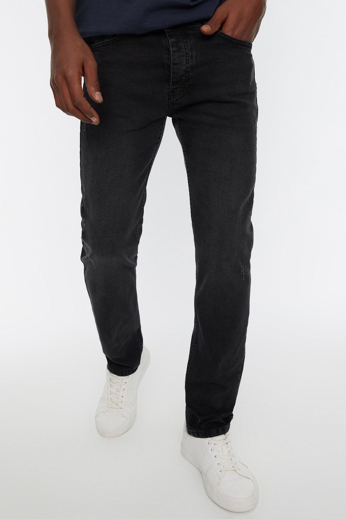 TRENDYOL MAN Siyah  Skinny Yeni Jeans TMNAW20JE0405