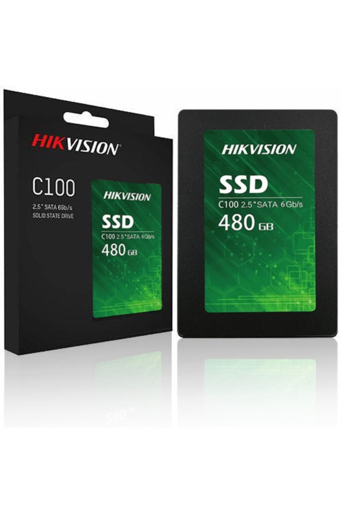 Hikvision Hıkvısıon (hs-ssd-c100) 480gb 2.5 Sata3 (okuma 550mb/s-yazma 470mb/s ) Ssd Harddısk