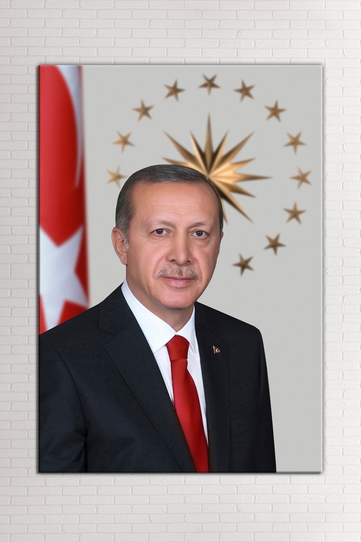 Morfil Sanat Atölyesi Recep Tayyip Erdoğan Kanvas Tablo