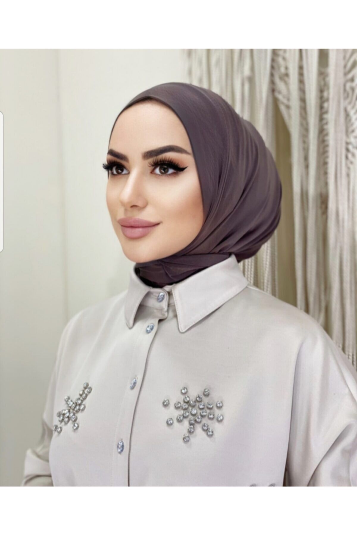 Pamuk Cıtcıtlı Hijab Bone