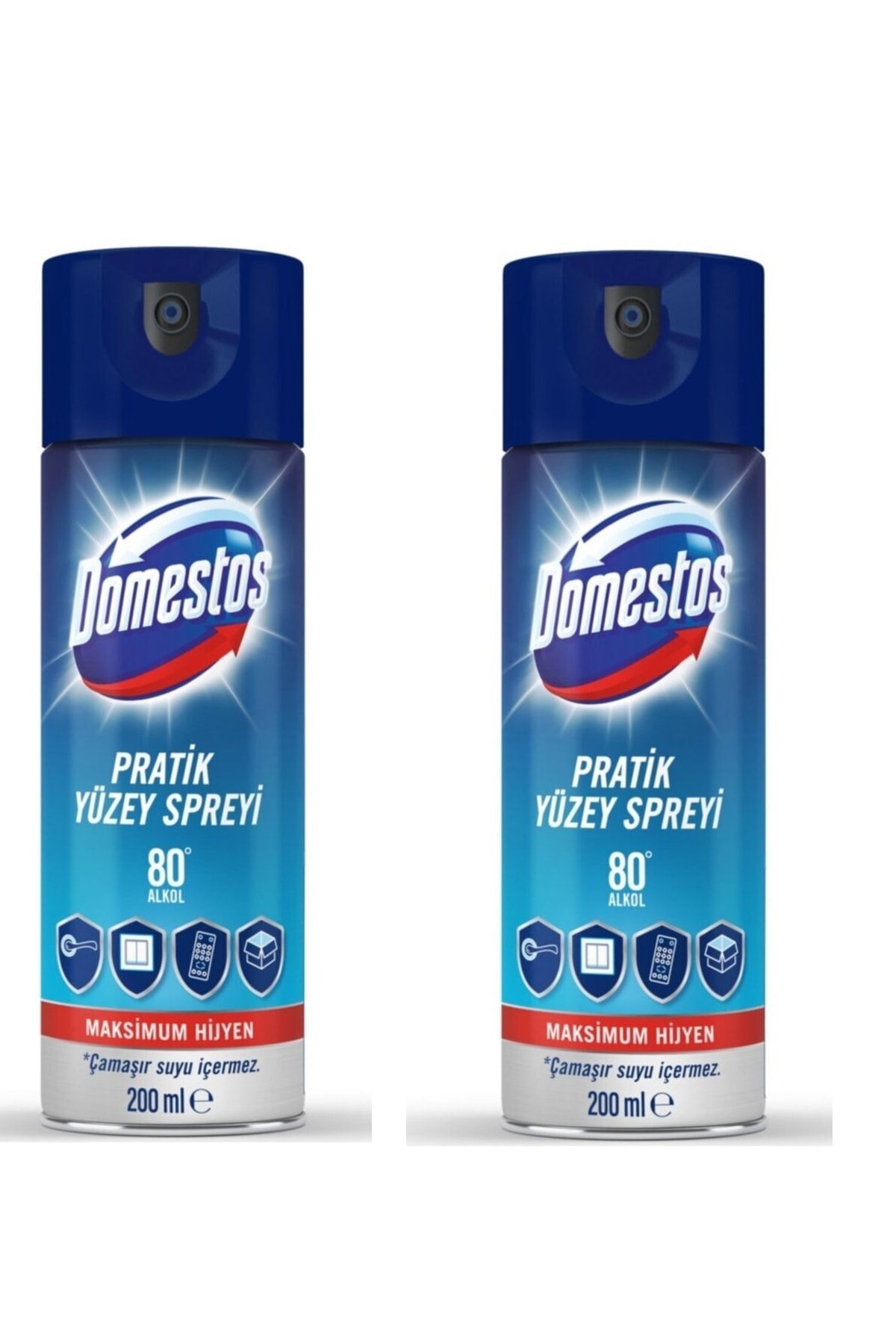 Domestos 2 Adet Pratik Yüzey Spreyi 200 Ml