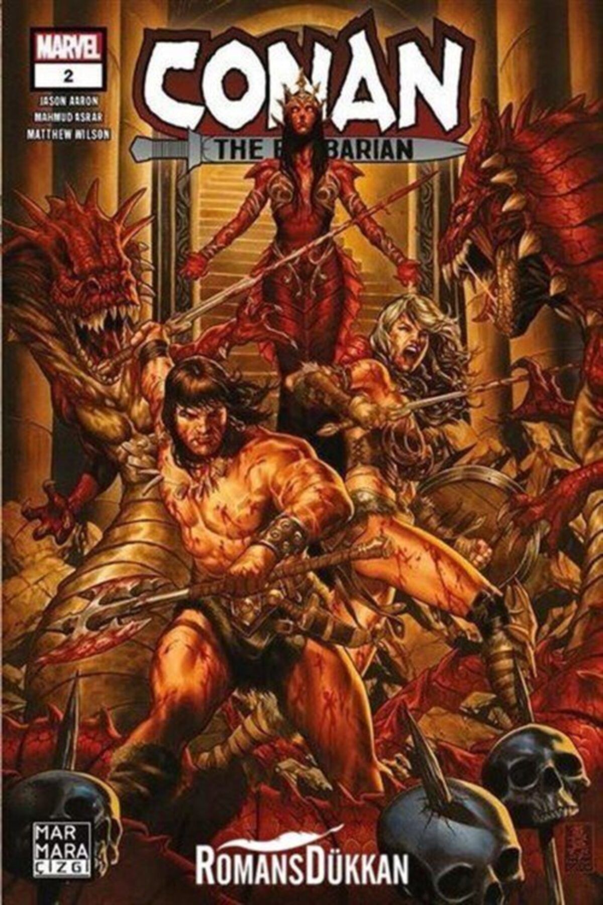 Marmara Çizgi Yayınları Conan The Barbarian 2