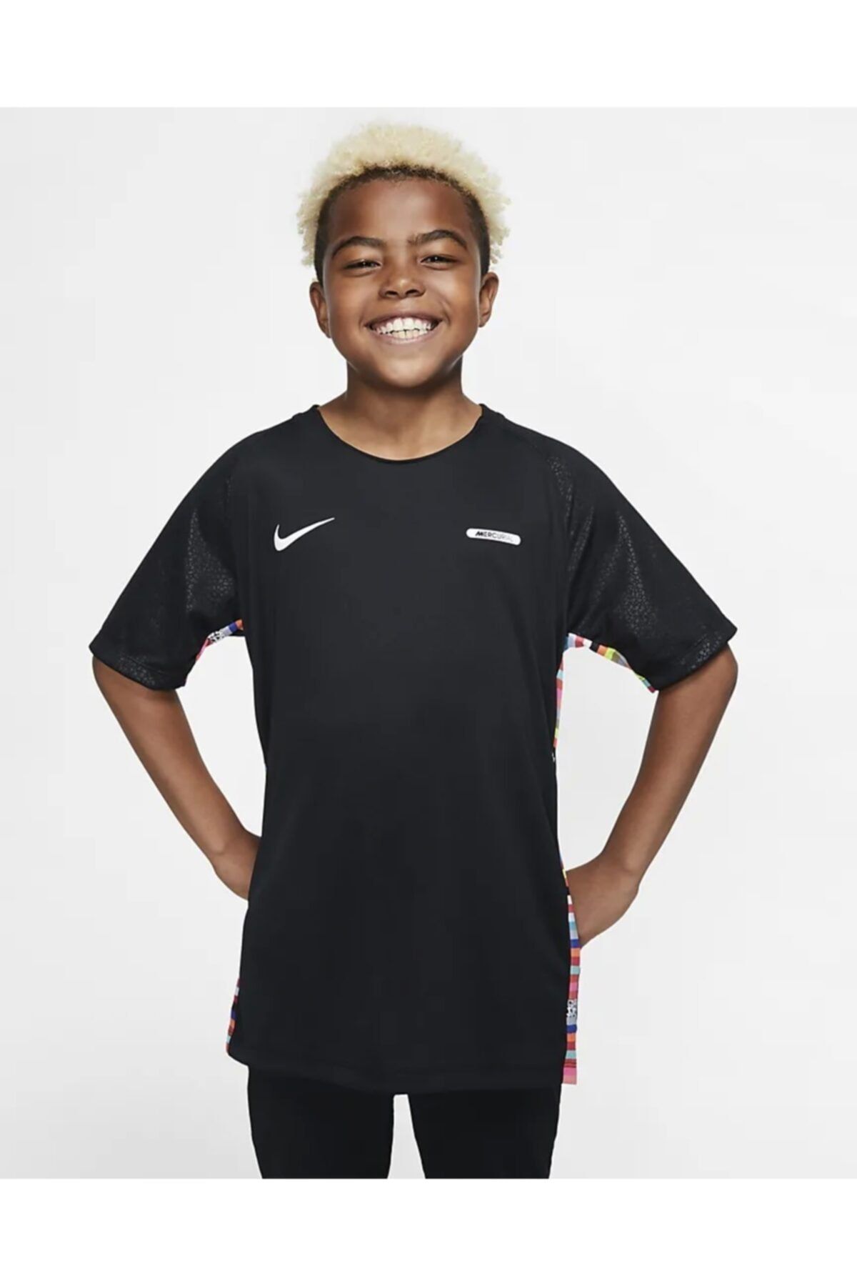 Nike Erkek Çocuk Siyah Dri-fıt Mercurıal T-Shirt Aq3310-010