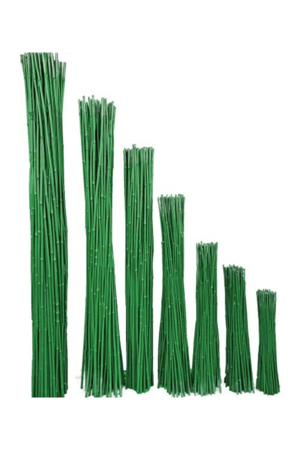 Bahçem 50'li Bambu Üzeri Pwc Kaplı Bitki Destek Çubuğu 60cm