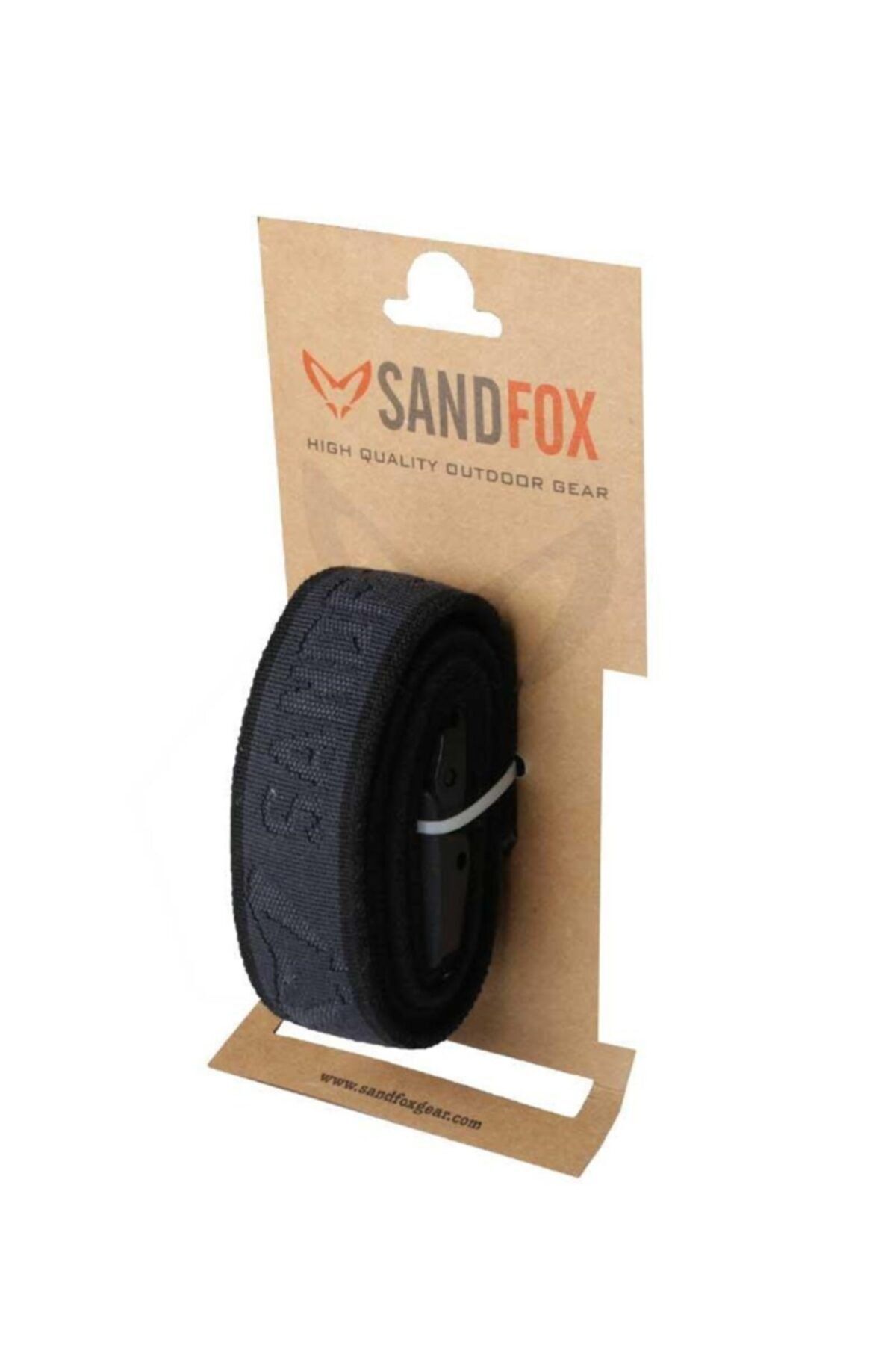 Sandfox Unisex Siyah Flex Outdoor-Taktik Kemer