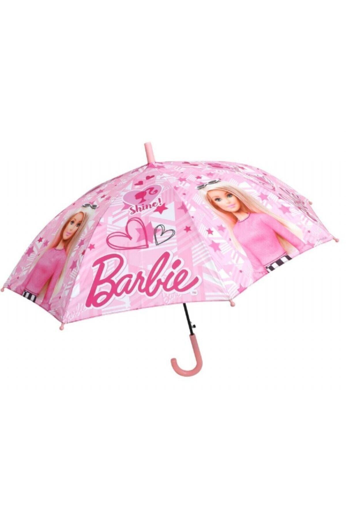 Frocx Barbie Pembe Çocuk Şemsiyesi.