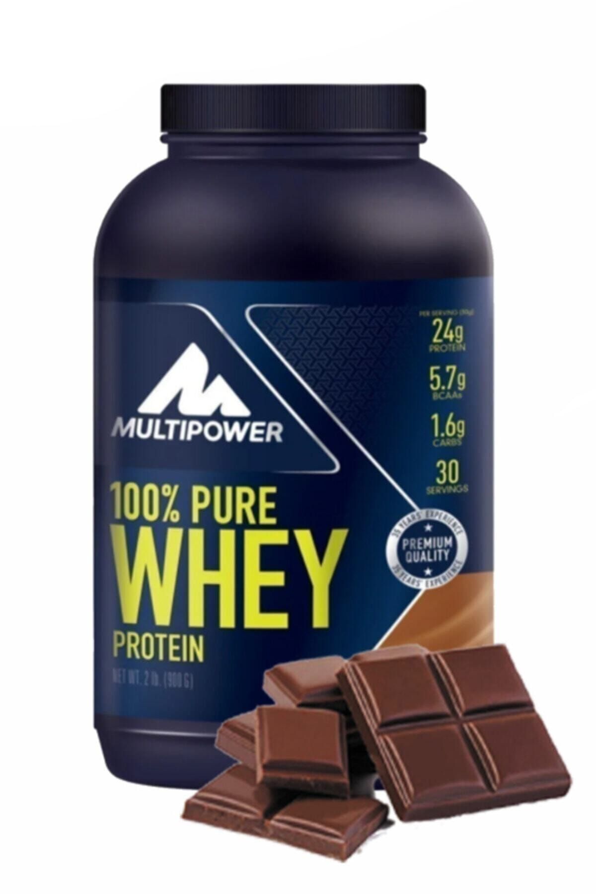 Multipower %100 Pure Whey Protein Çikolata Aromalı Protein Tozu 900 Gr