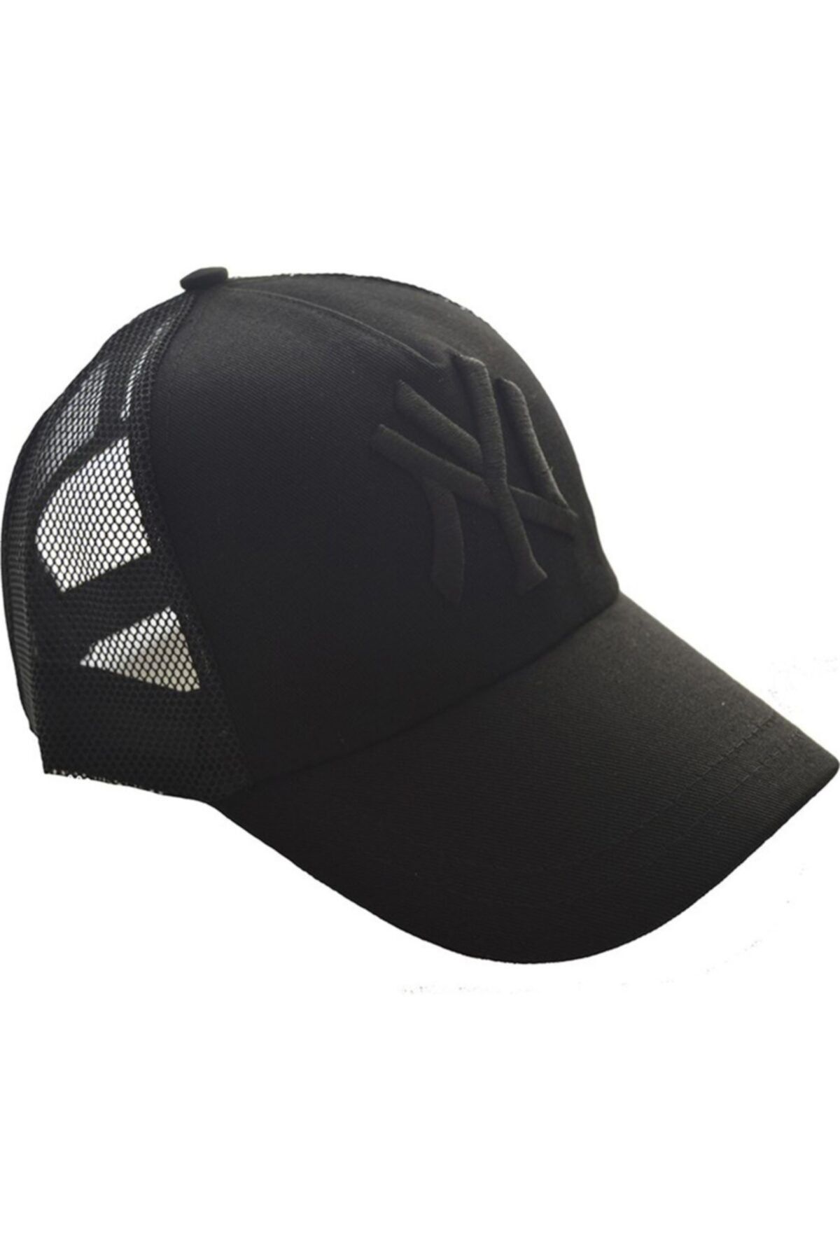Emg Unisex Fileli Siyah Kep Şapka Siyah Logo
