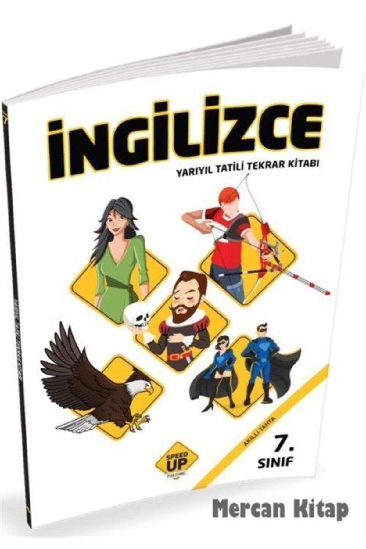 Hız Yayınları 7. Sınıf Ingilizce Yarıyıl Tatili Tekrar Kitabı