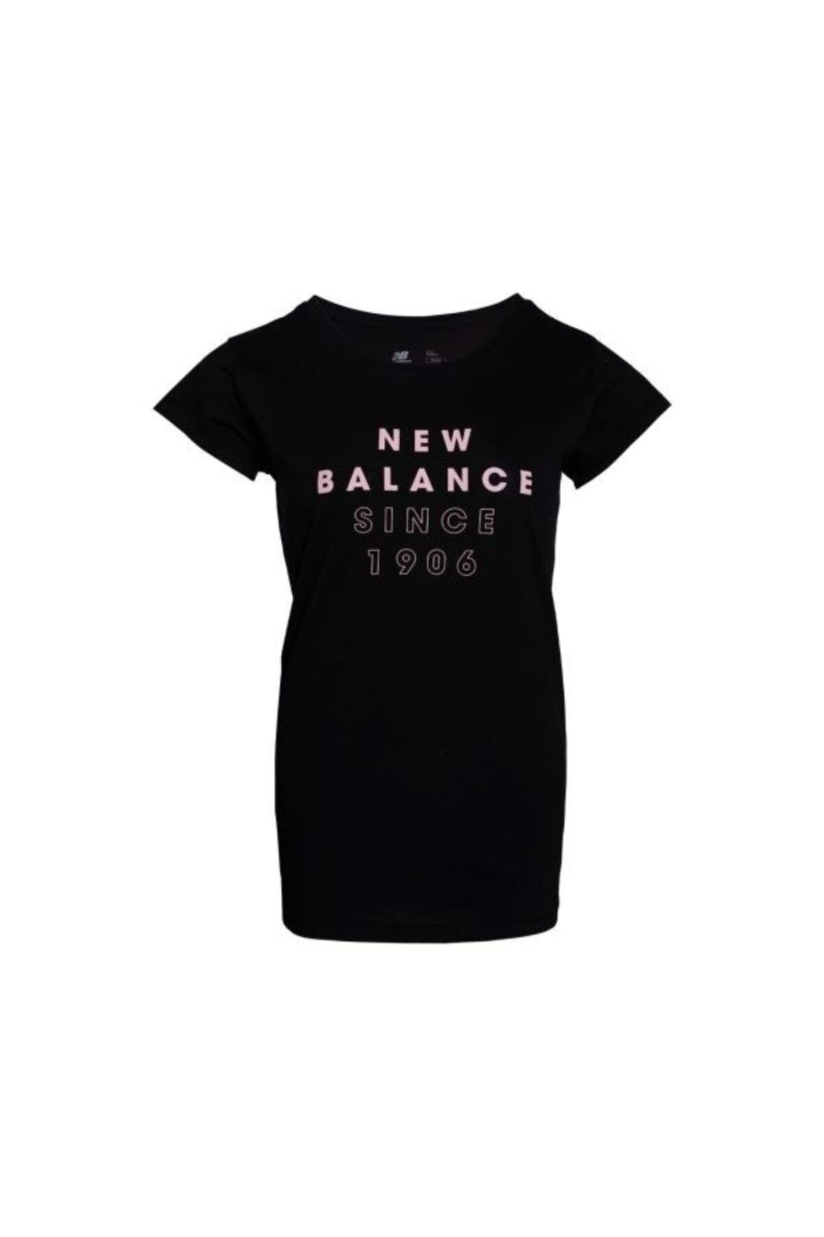New Balance Kadın Siyah Tshirt Wps004-bk