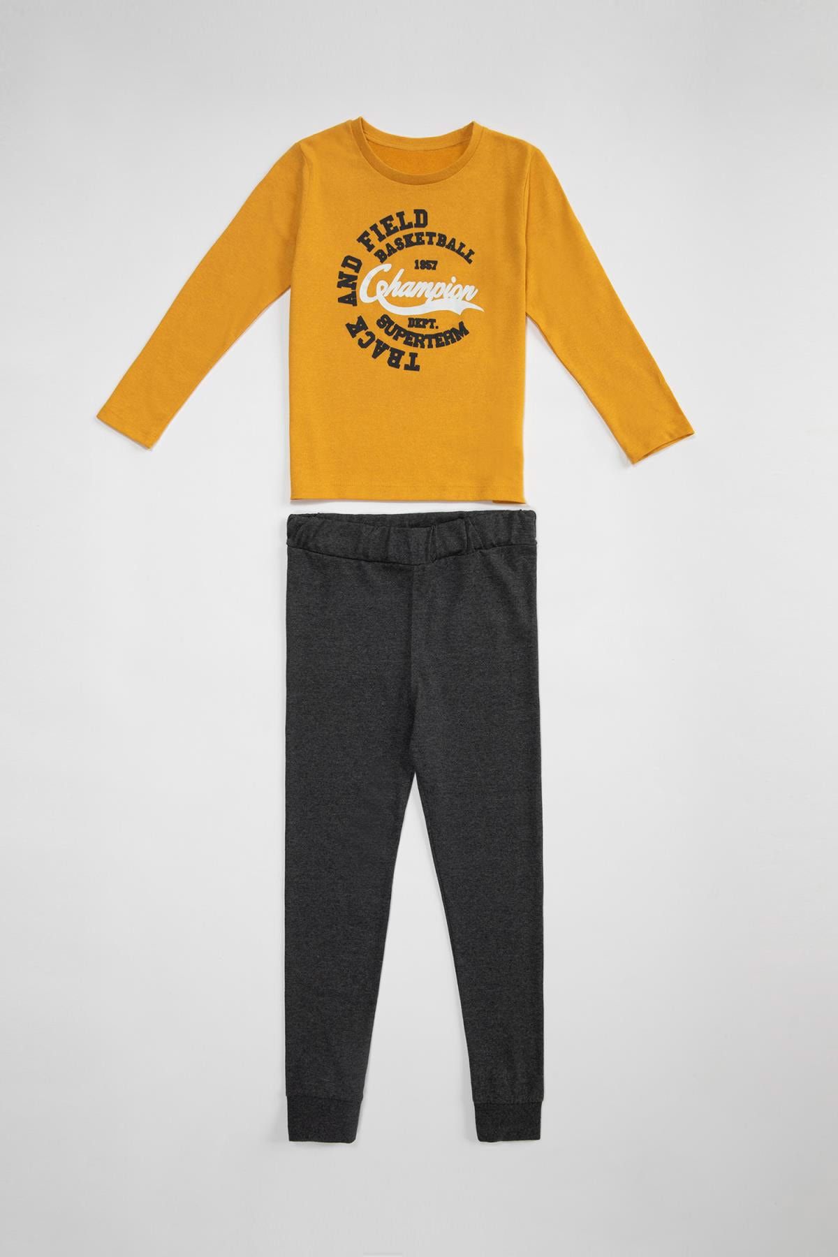 Defacto Erkek Çocuk Baskılı Pijama Takım
