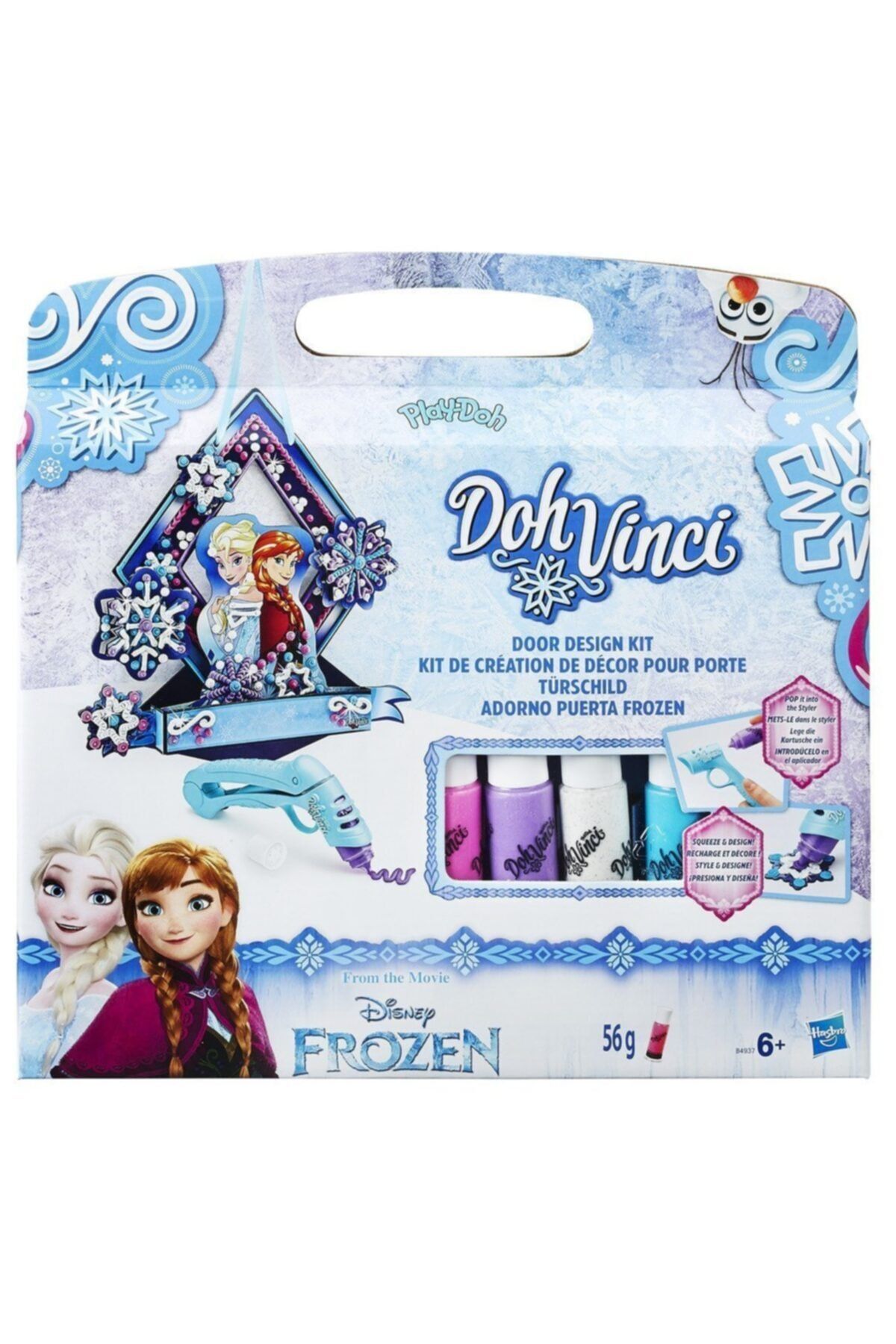 Hasbro Lisanslı - Doh Vinci Frozen Tasarim Seti