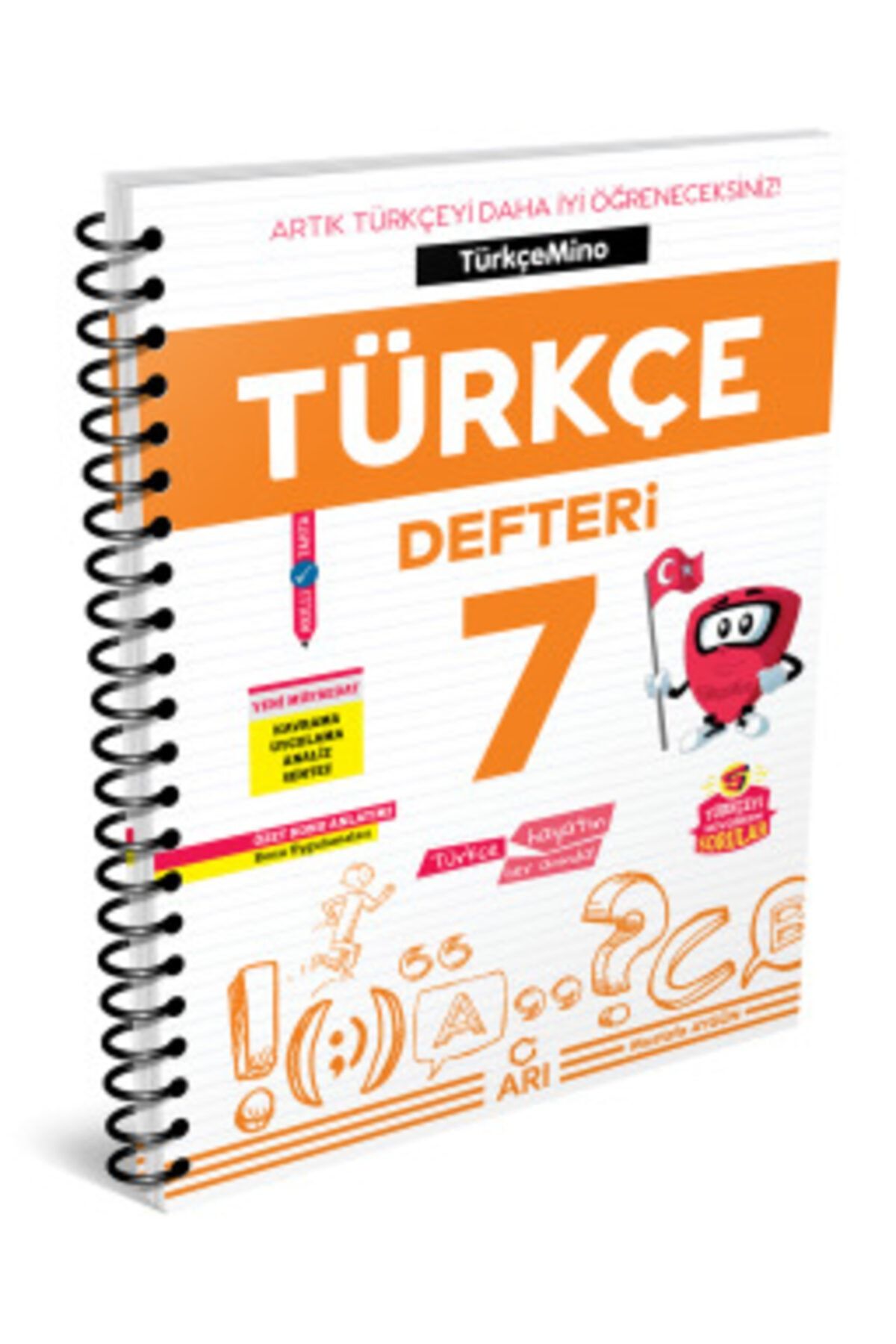 Arı Yayıncılık 7.sınıf Akıllı Türkçe Defteri