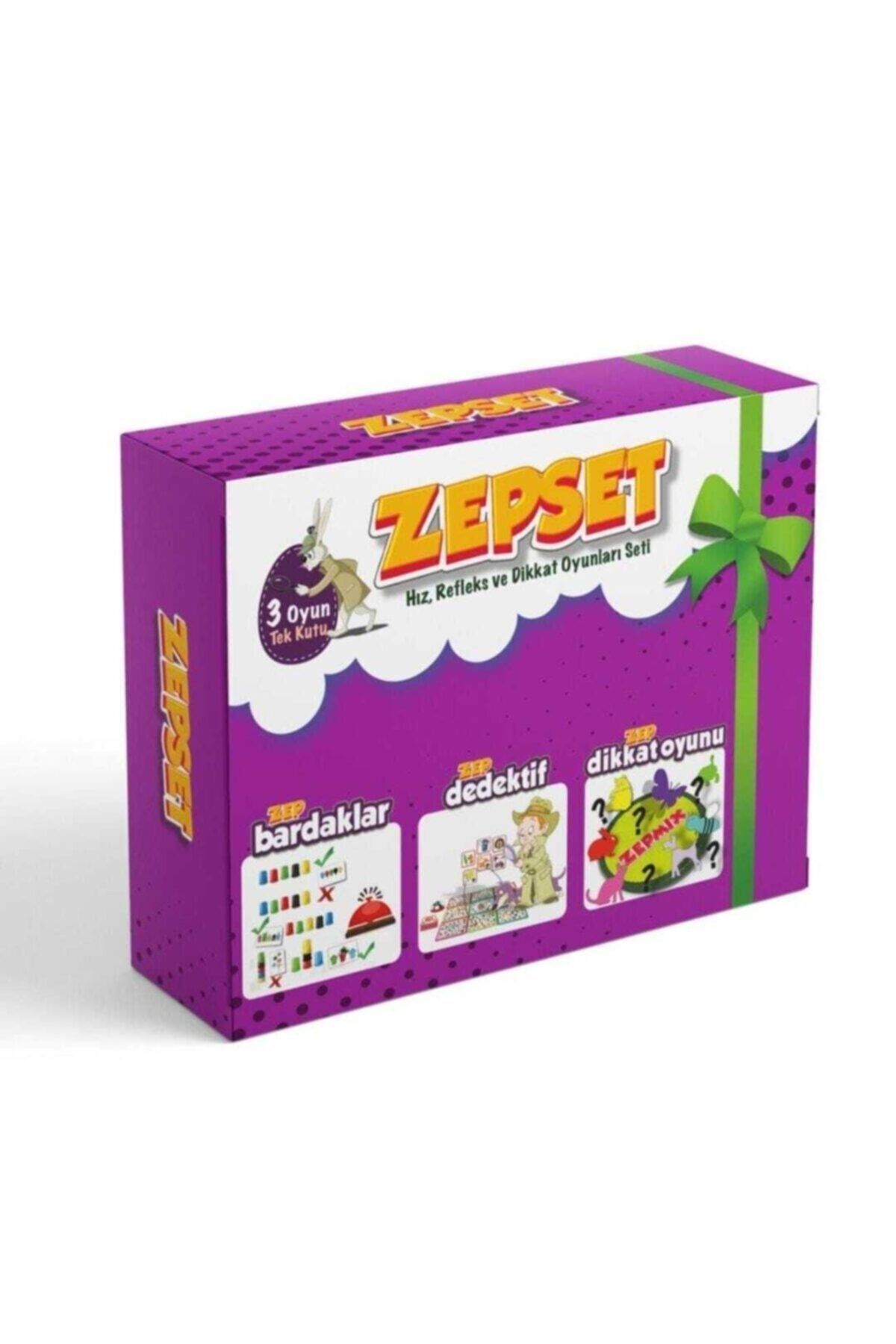 Zep Toys Zepset (bardak, Dedektif, Dikkat Oyunu) 3'lü Set