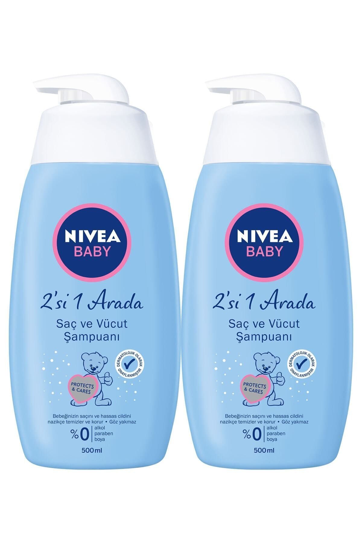 NIVEA Baby Şampuan Saç Ve Vücut 500 Ml X2