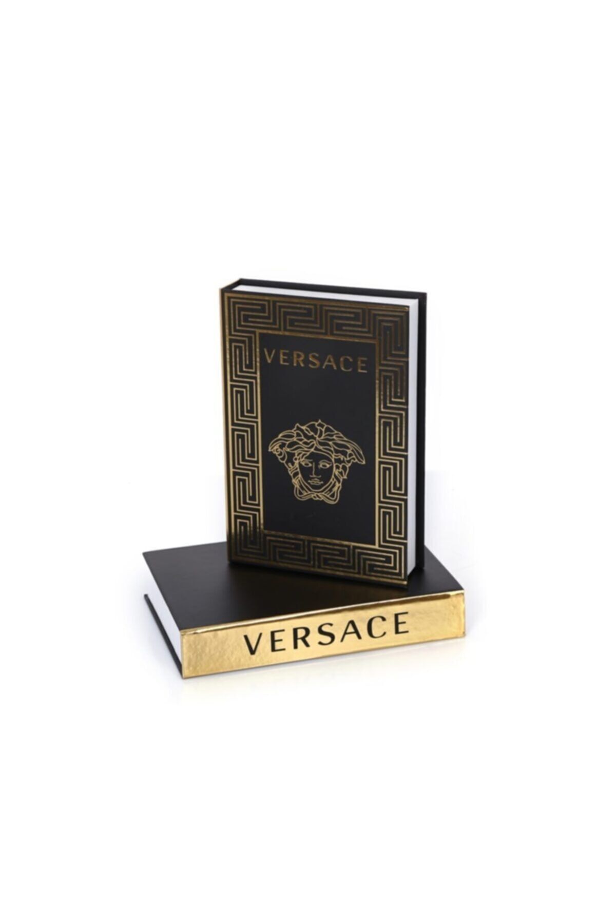 Genel Markalar Versace Dekoratif Kitap Kutu 27x18x4,5cm Gold