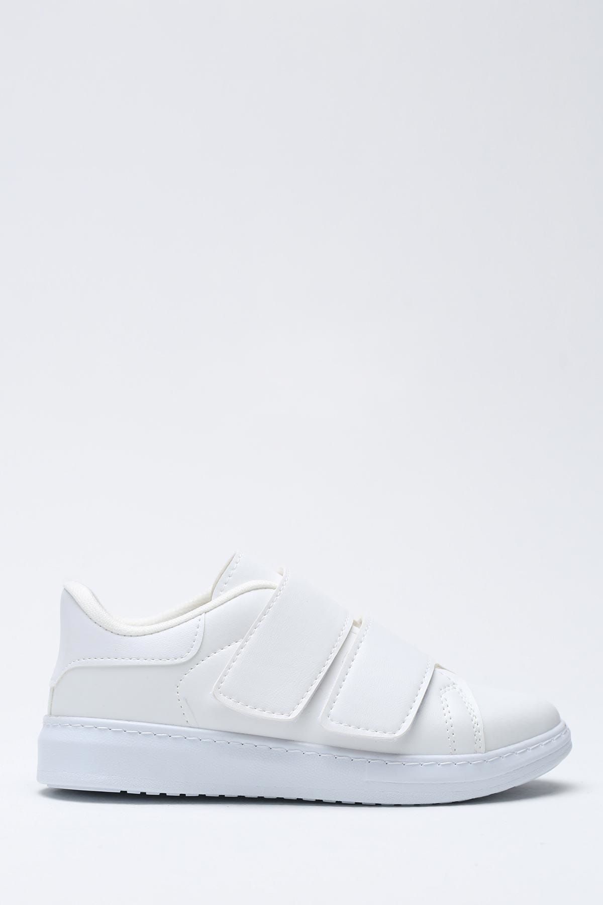 Ayakkabı Modası Beyaz Kadın Spor Ayakkabı 1938-9-4204-1