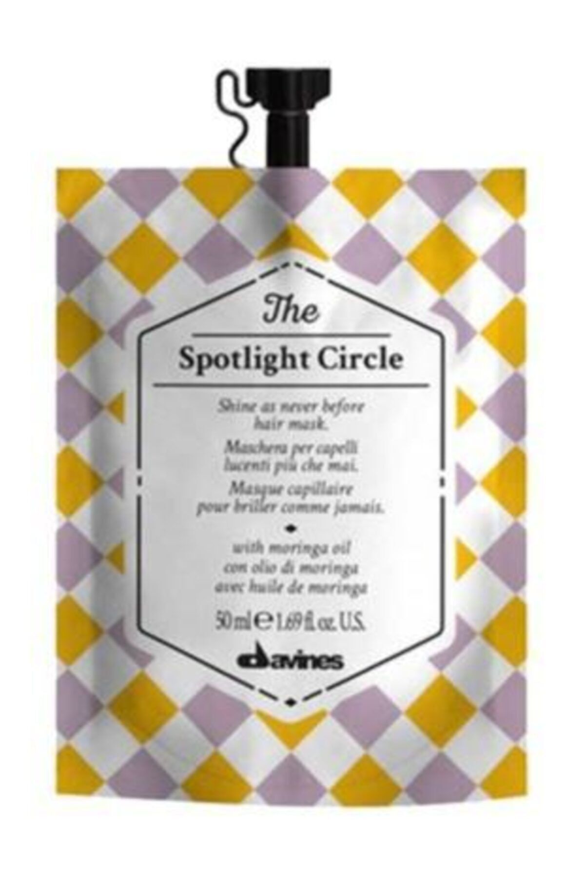 Davines The Spotlight Circle Parlaklık Kazandıran Saç Bakım Maskesi 50 ml 18004608258152