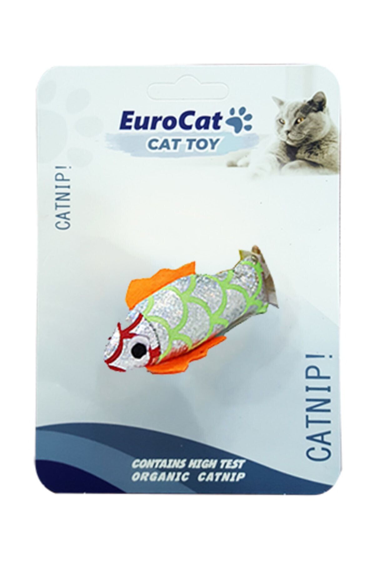 Eurocat Catnipli Kedi Oyuncağı Yaldızlı Balık