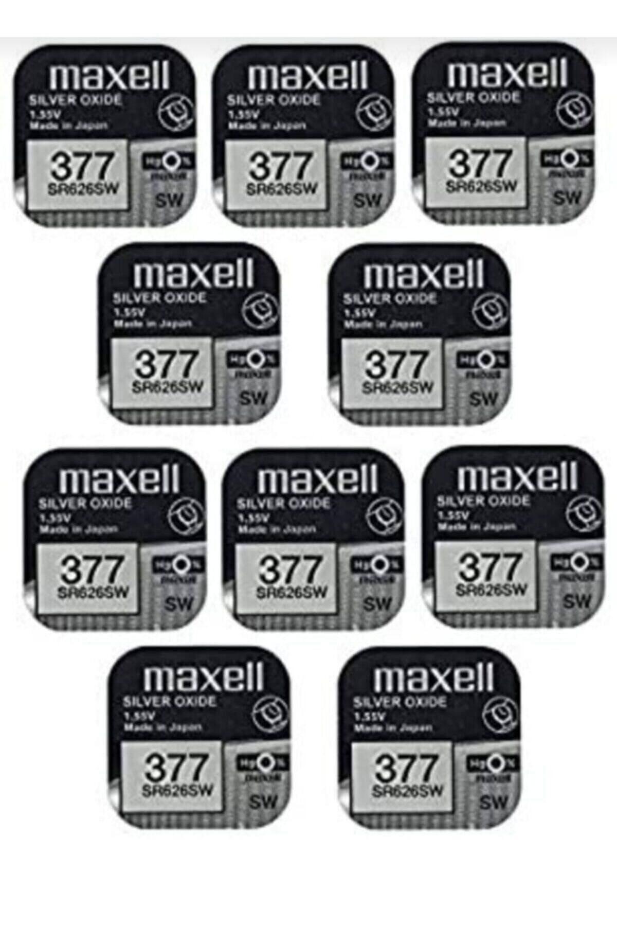 Maxell Sr626sw 377 Saat Ve Cihaz Pili 10 Adet