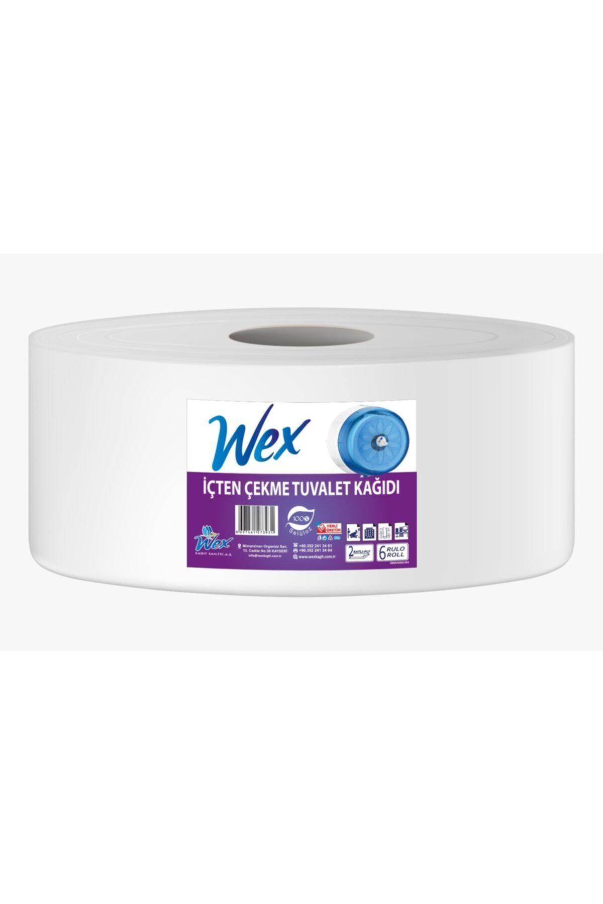 WEX Içten Çekmeli Tuvalet Kağıdı 4 Kg 6 Lı