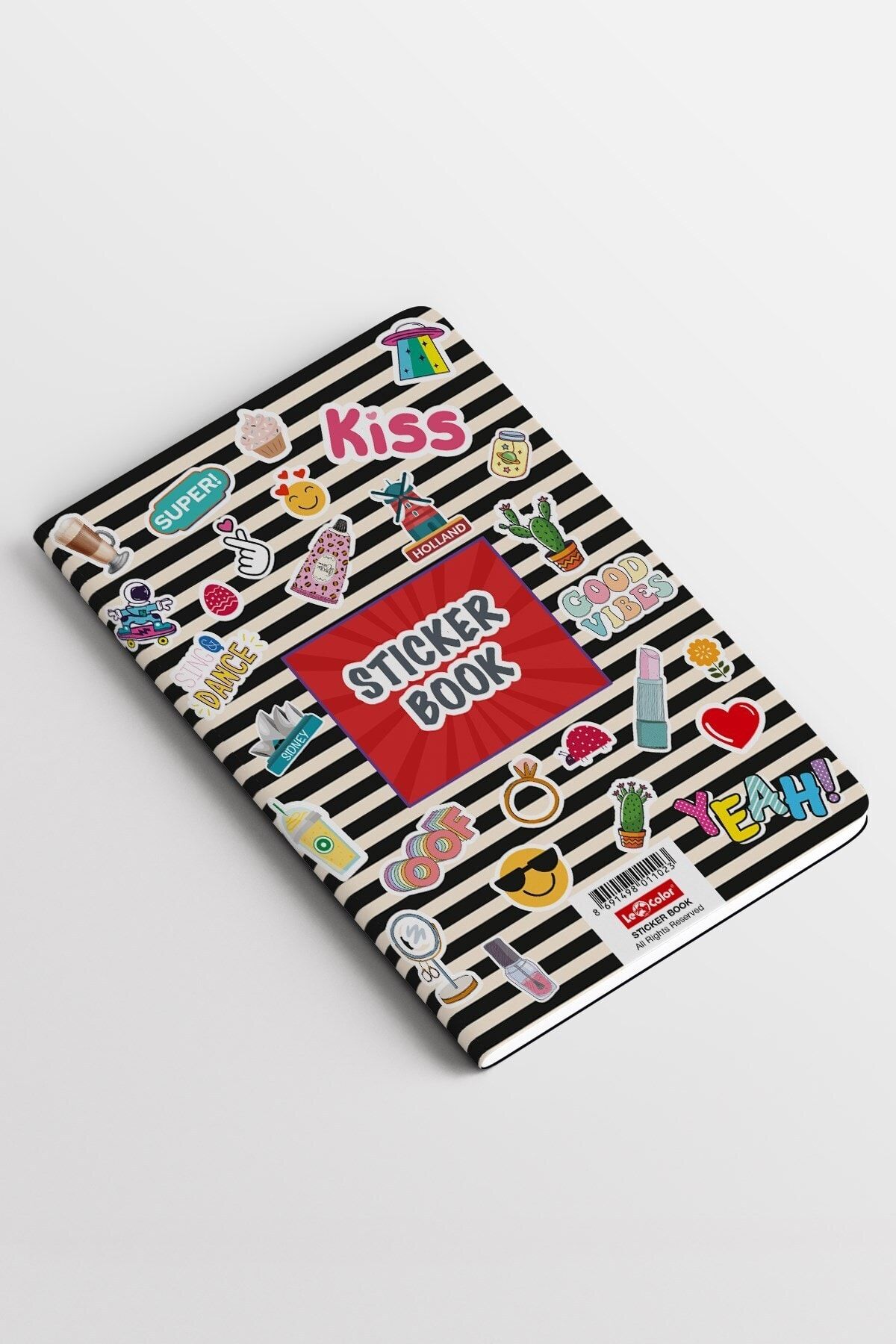 Le Color Sticker Book 756 Adet Renkli Etiket Kiss