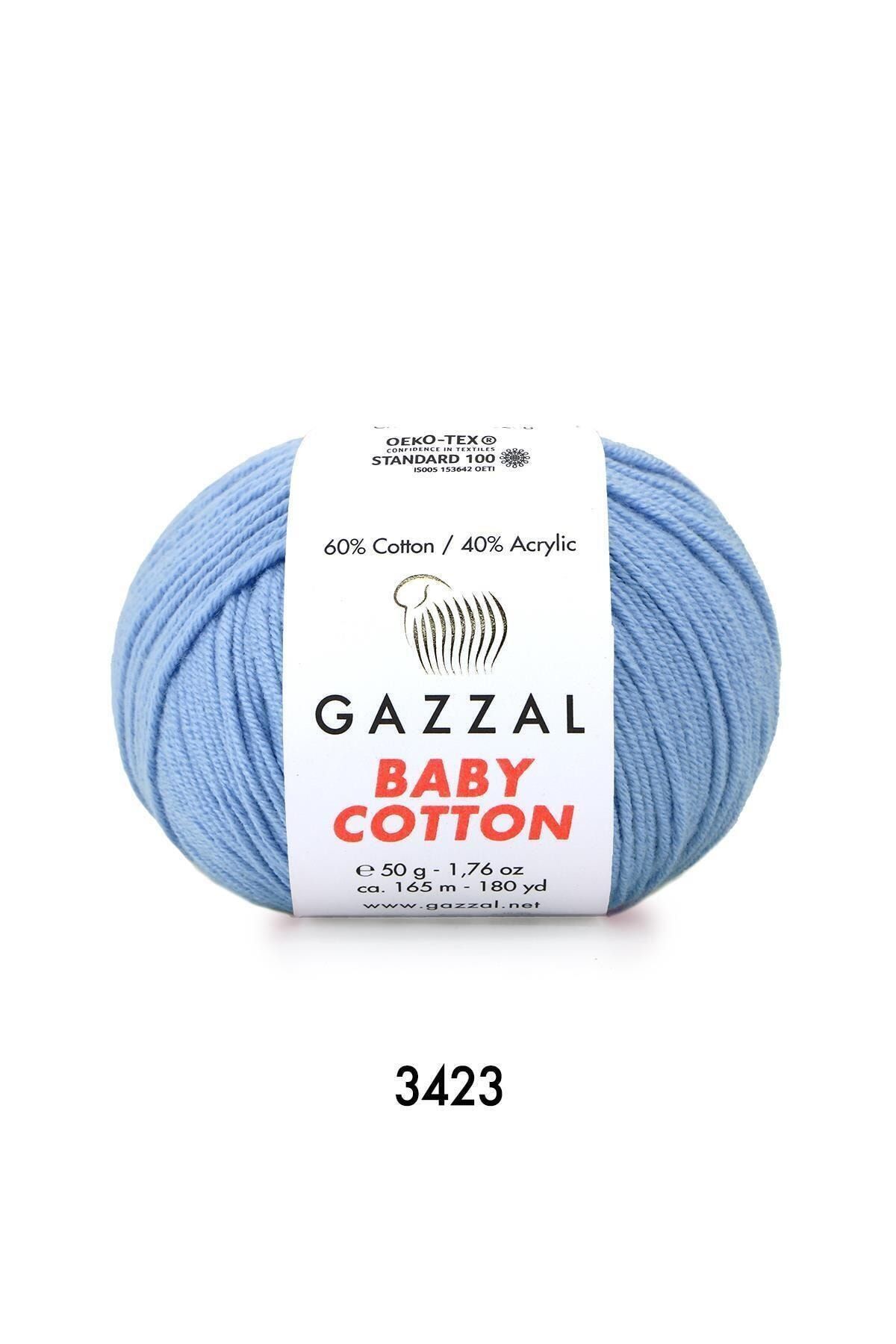 Genel Markalar Baby Cotton Amigurumi Ipi Mavi - 3423 - 50 Gr. Punch Ipi