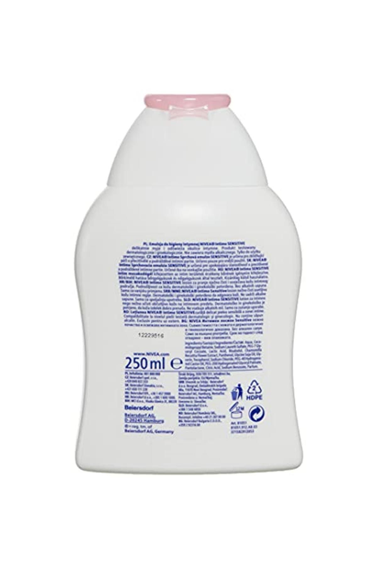 NIVEA Shower & Soap Intimo Sensitive Intim Yıkama Losyonu, 250 ml