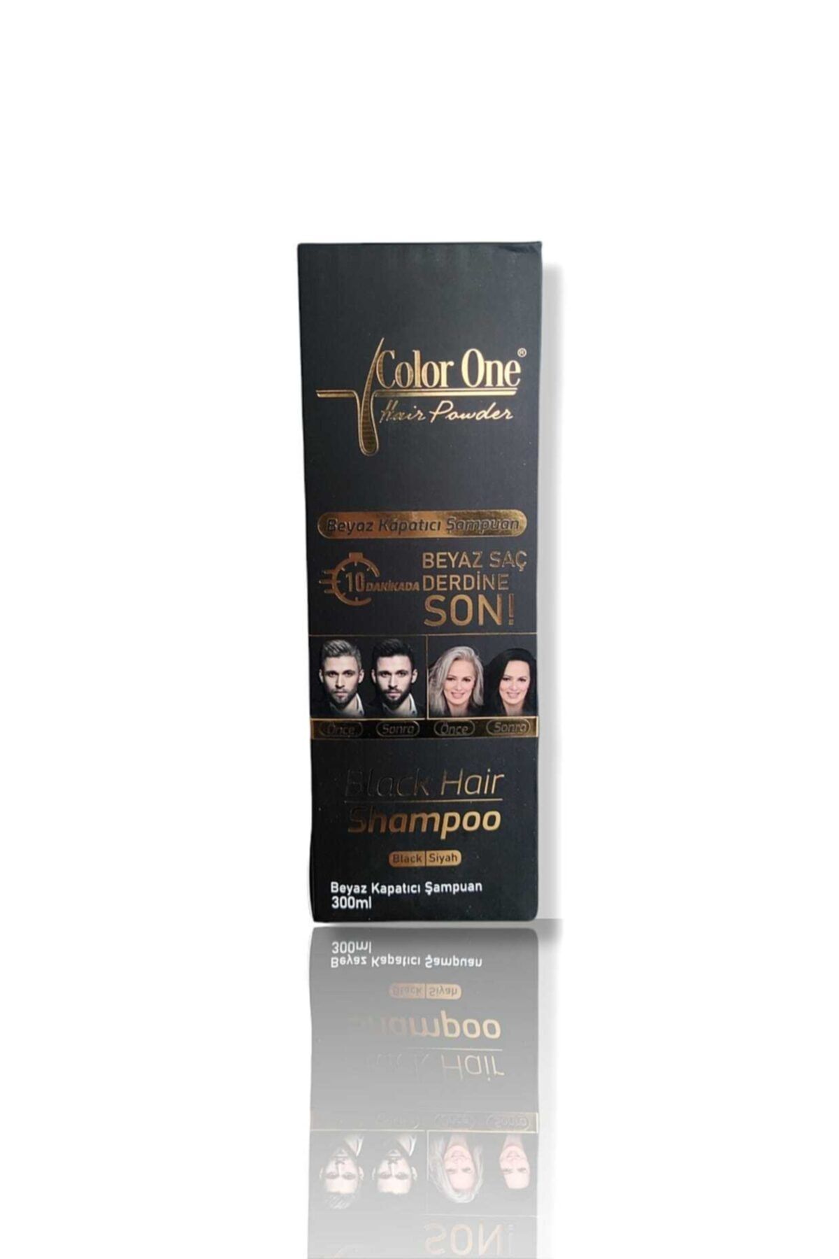 Color One Saç Beyazlık Giderici Siyahlaştırıcı 300 Ml. Şampuan Yeni Üretim