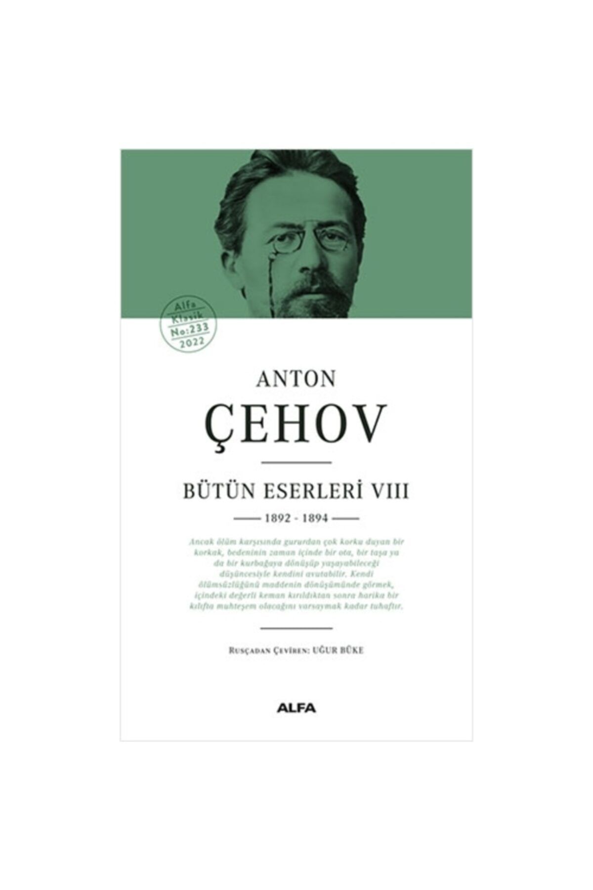 Alfa Yayınları Anton Çehov Bütün Eserleri 8
