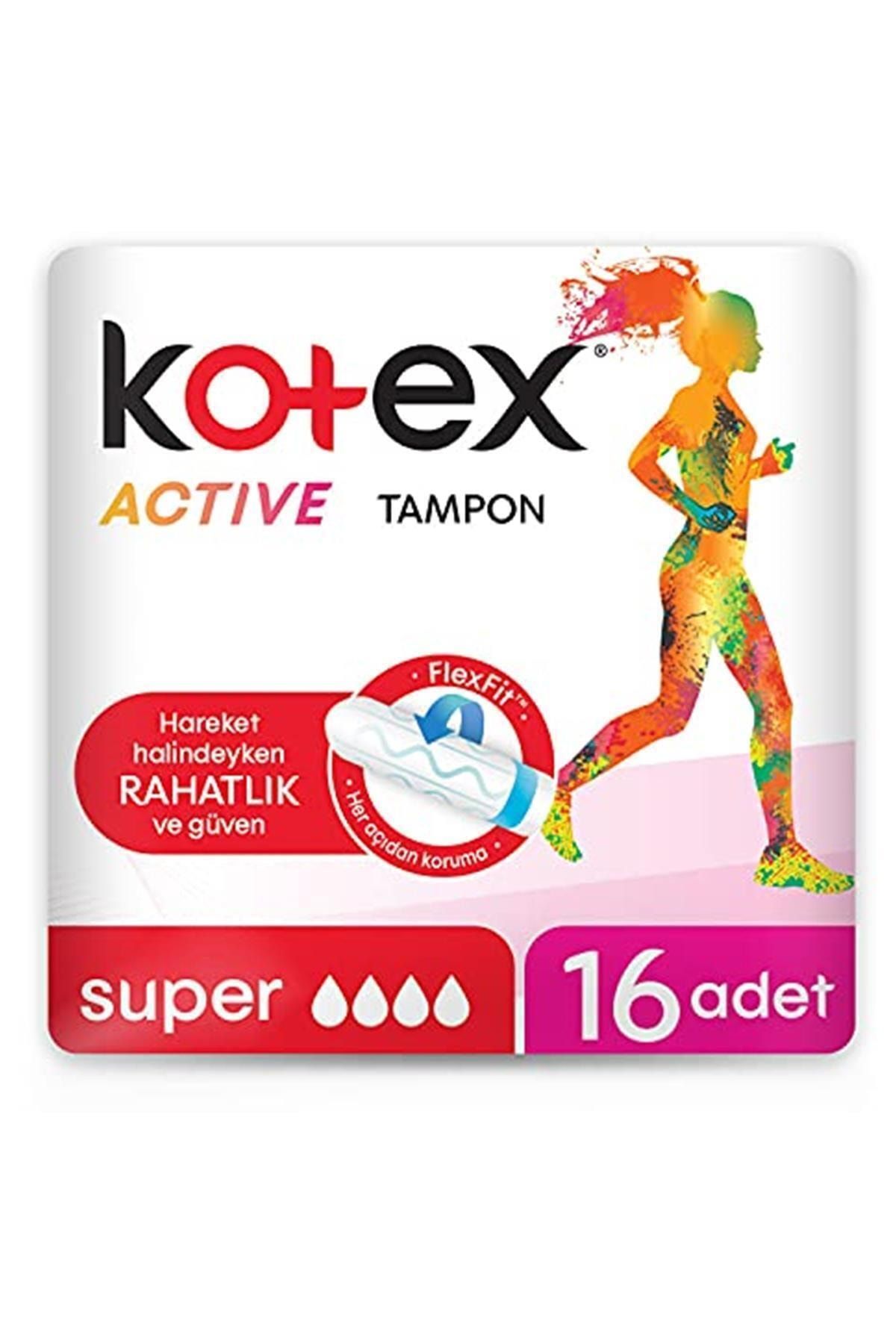 Kotex Active Tampon Super 16li