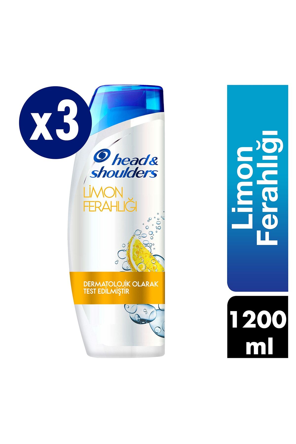 Head And Shoulders Head & Shoulders Kepek Karşıtı Şampuan Limon Ferahlığı 400 Ml X 3