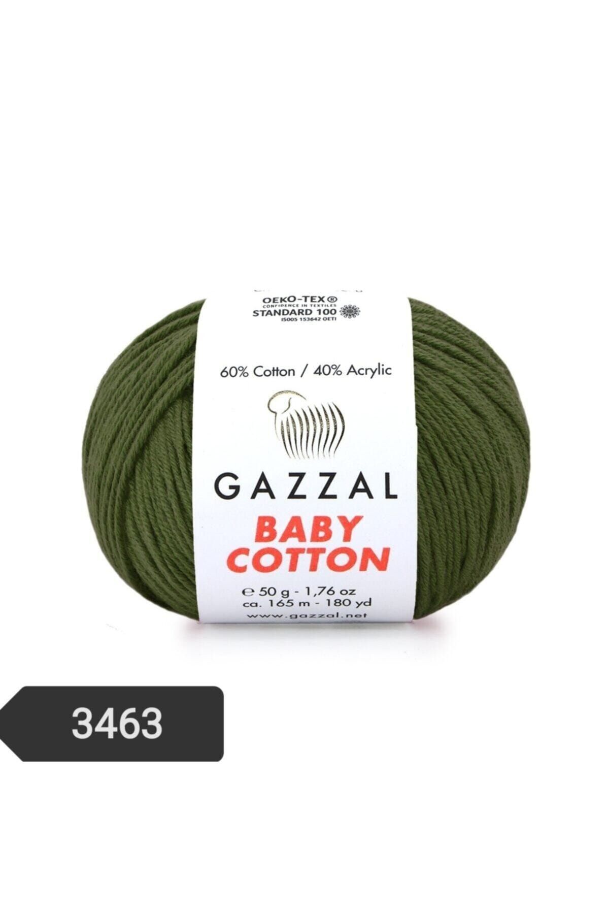 Gazzal Baby Cotton Amigurumi Ipi 50 Gr El Örgü Ipi Punch Ipi 3463