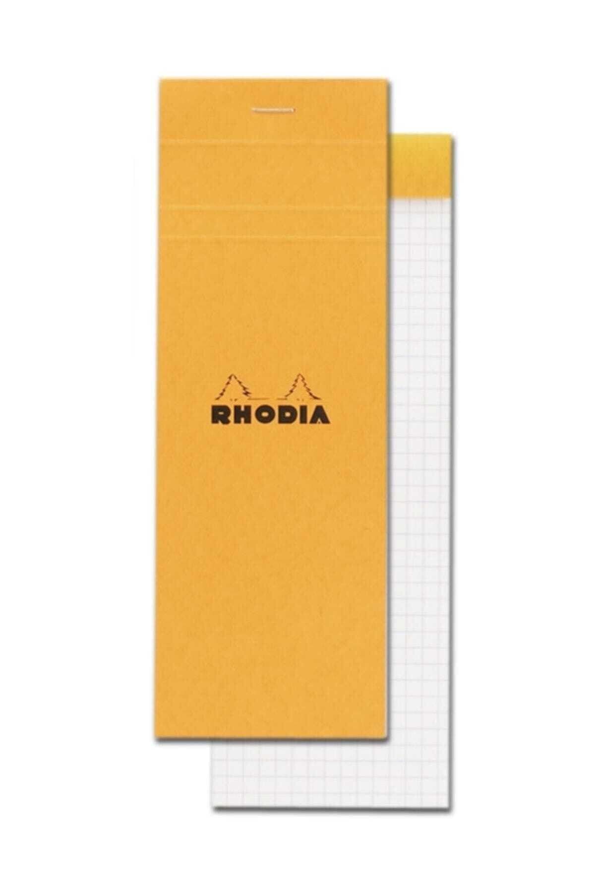 Rhodia 7,4x21cm Kareli Blok Turuncu Kapak 80 Yaprak