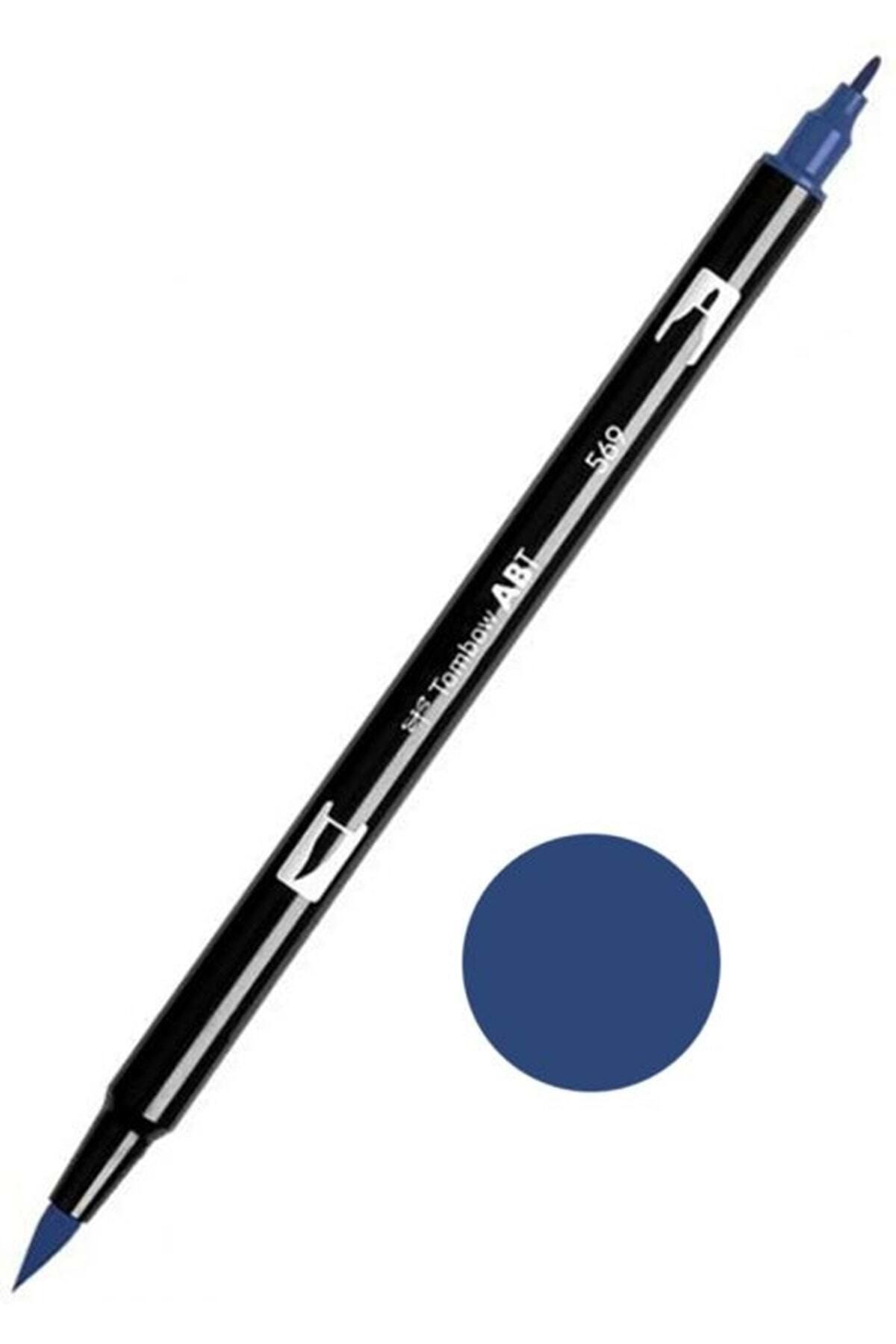 Tombow Ab-t Dual Brush Pen Grafik Kalemi Jet Blue 569