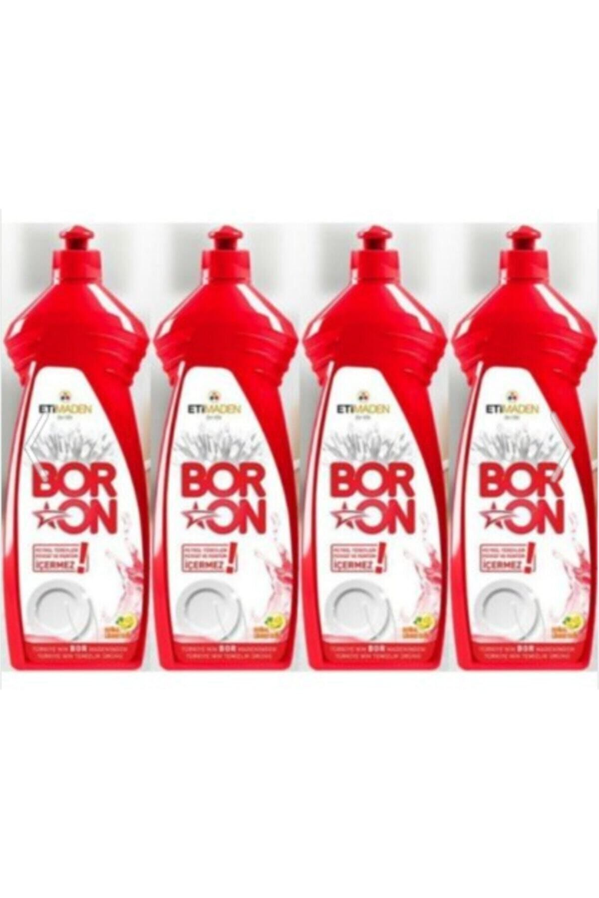 Boron Boron Elde Yıkama Bulaşık Temizlik Ürünü 650 ml 4 Adet