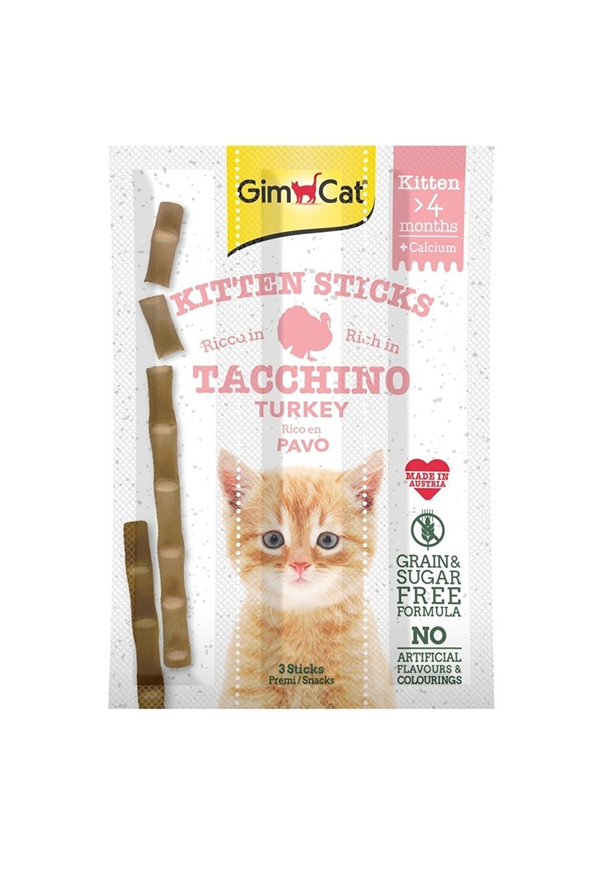 Gimcat Kitten Stick Yavru Ödül Çubuğu 3 gr 3 adet