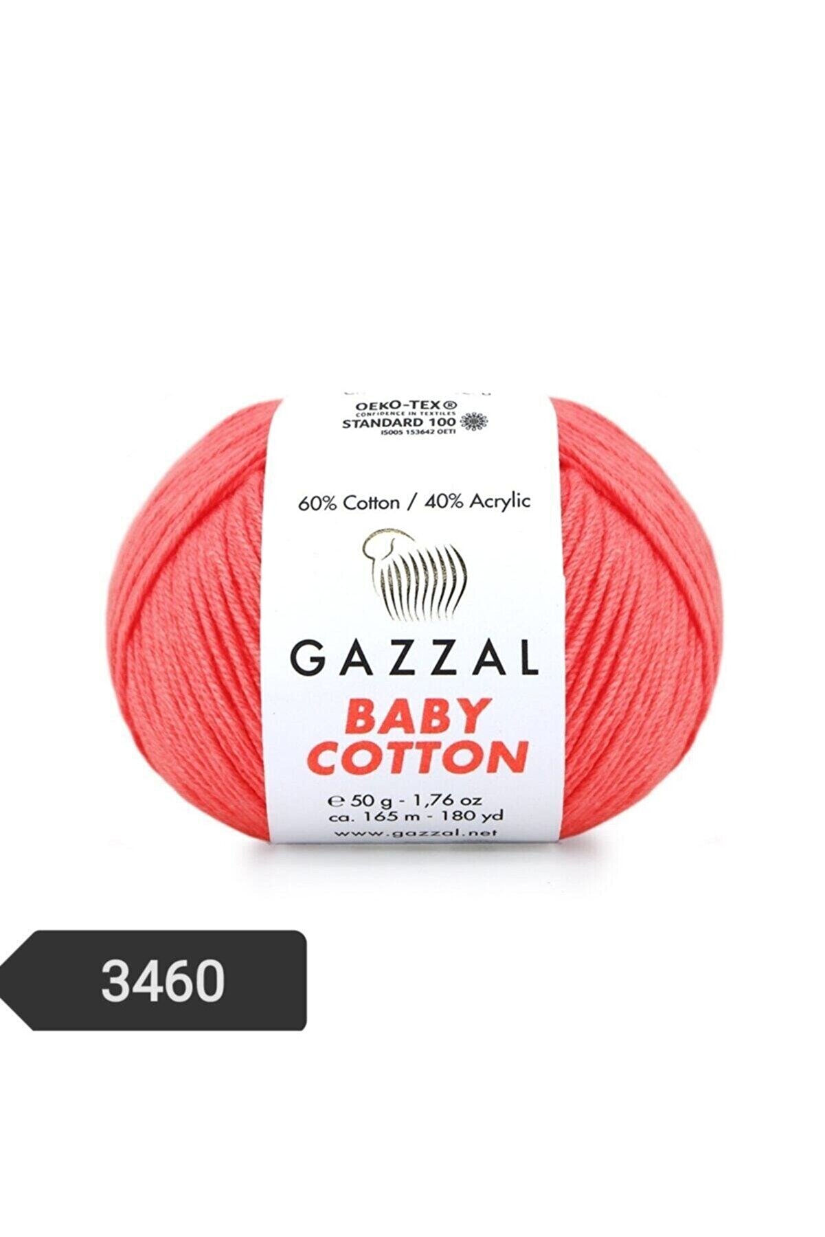 Gazzal Baby Cotton Amigurumi Ipi 50 Gr El Örgü Ipi Punch Ipi 3460 Pamuk+akrilik
