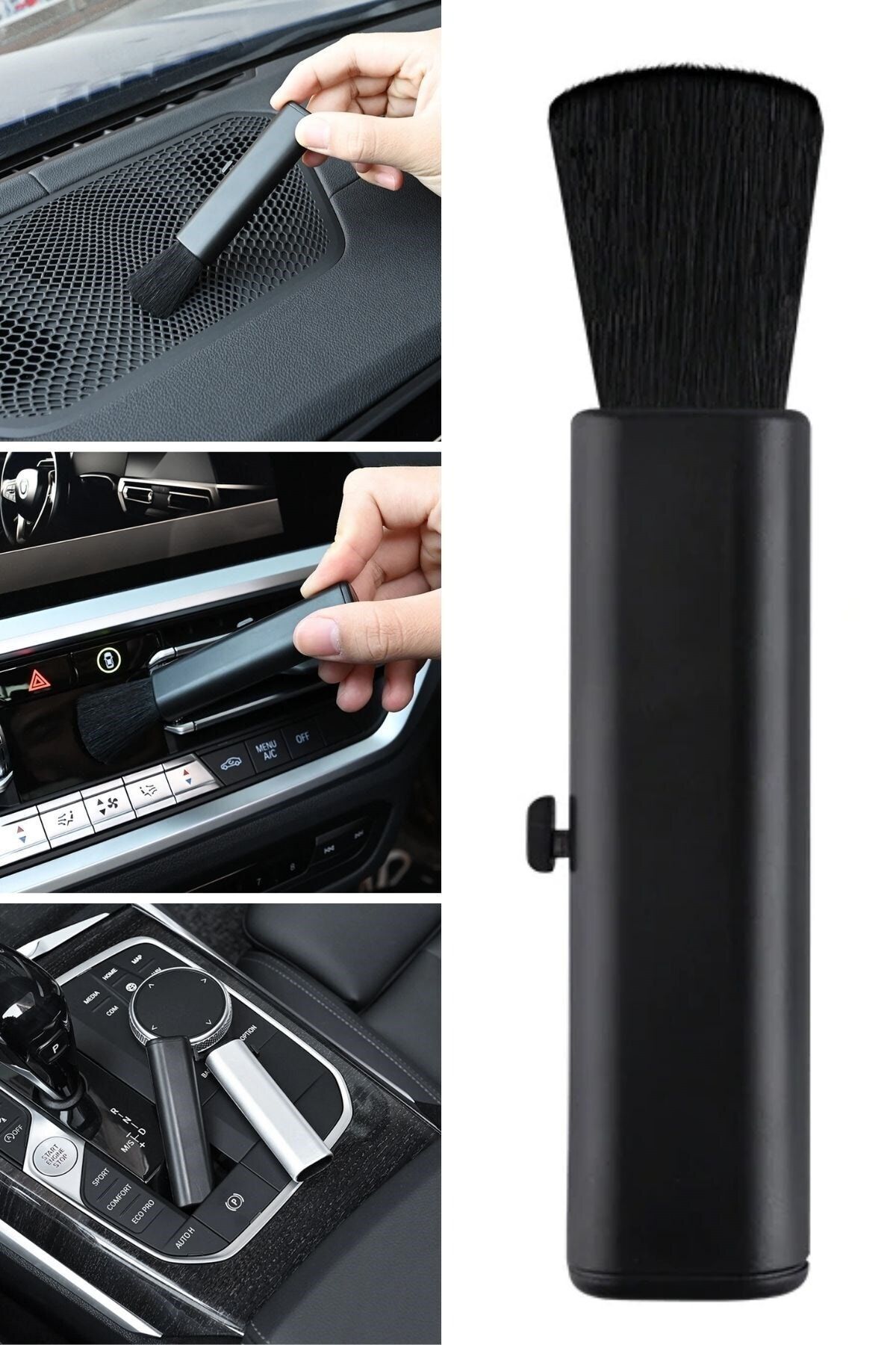 Buffer ® Açılıp Kapanabilen Oto Bakım Araç Araba Detay Temizlik Fırçası