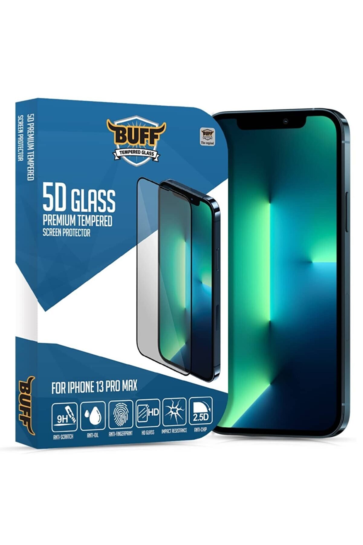 Buff Iphone 13 Pro Max 5d Glass Ekran Koruyucu