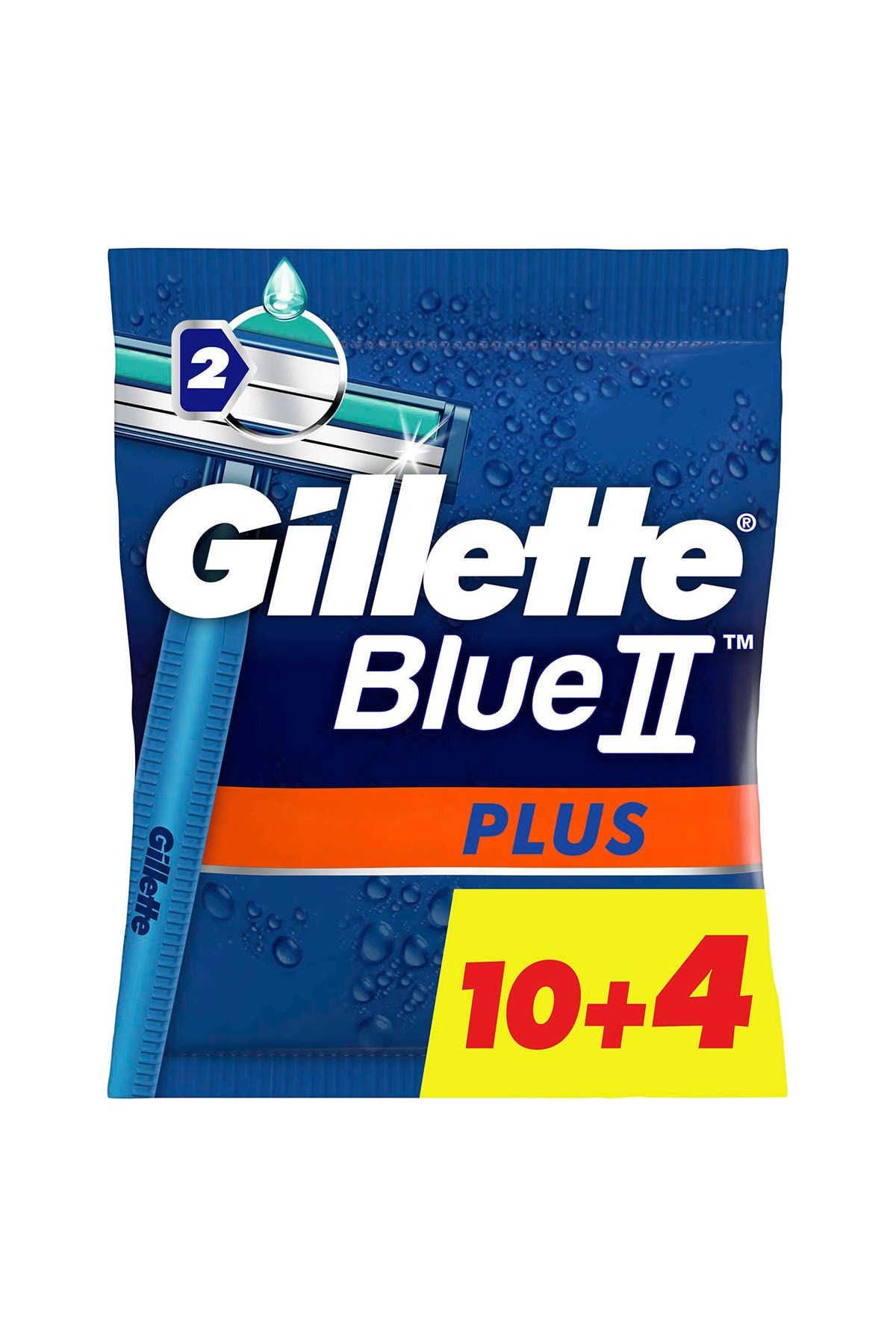 Gillette Blue2 Plus Kullan At Tıraş Bıçağı 14'lü